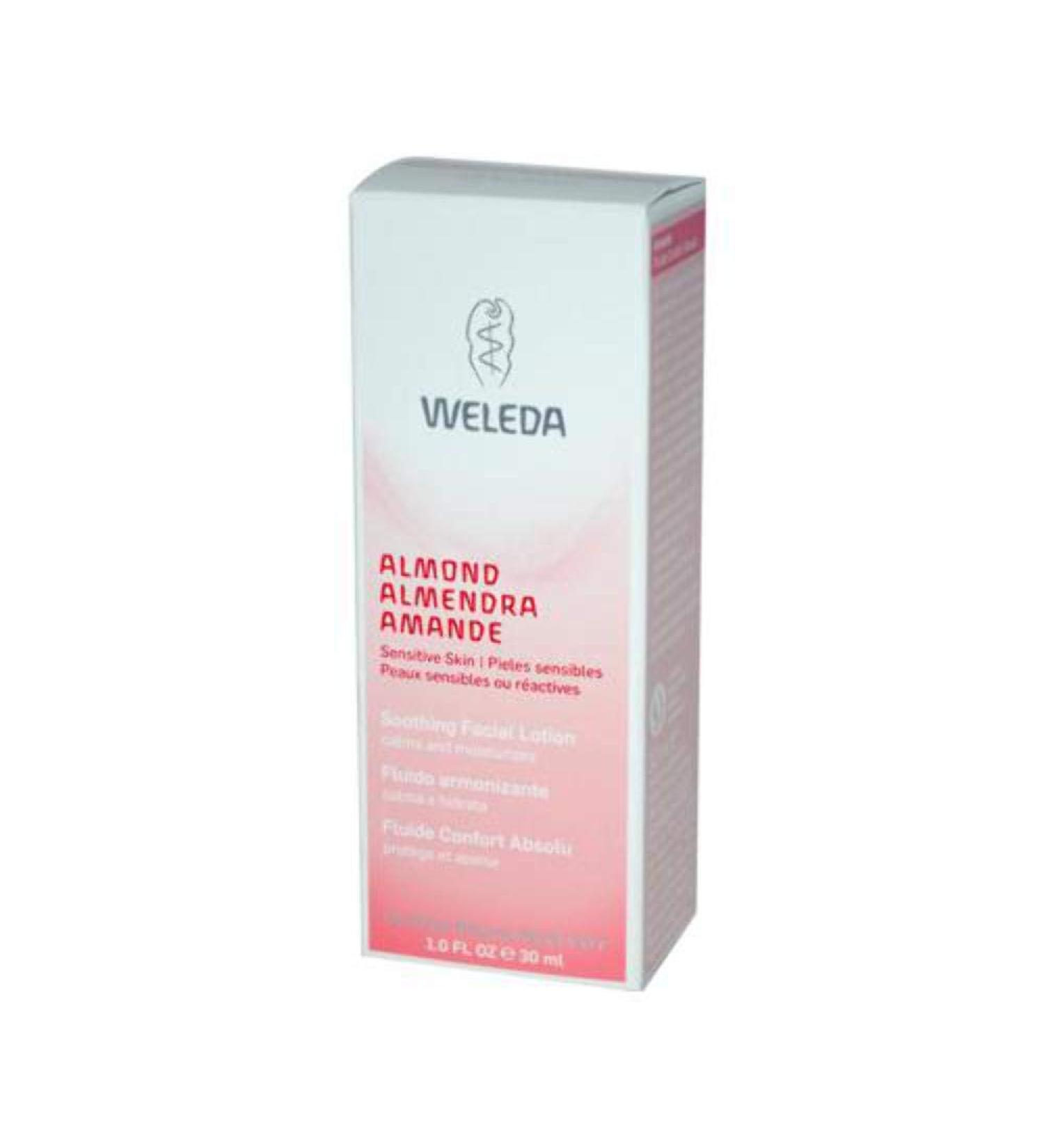 Weleda Sensitive Care Facial Lotion Almond Extracts Sensitive & Combination Skin 1.0 fl oz (30 ml)