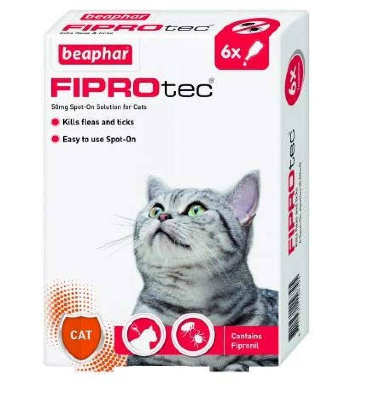 Beaphar - FIPROtec - SPOT ON CAT/KITTEN - 6 pip application x1