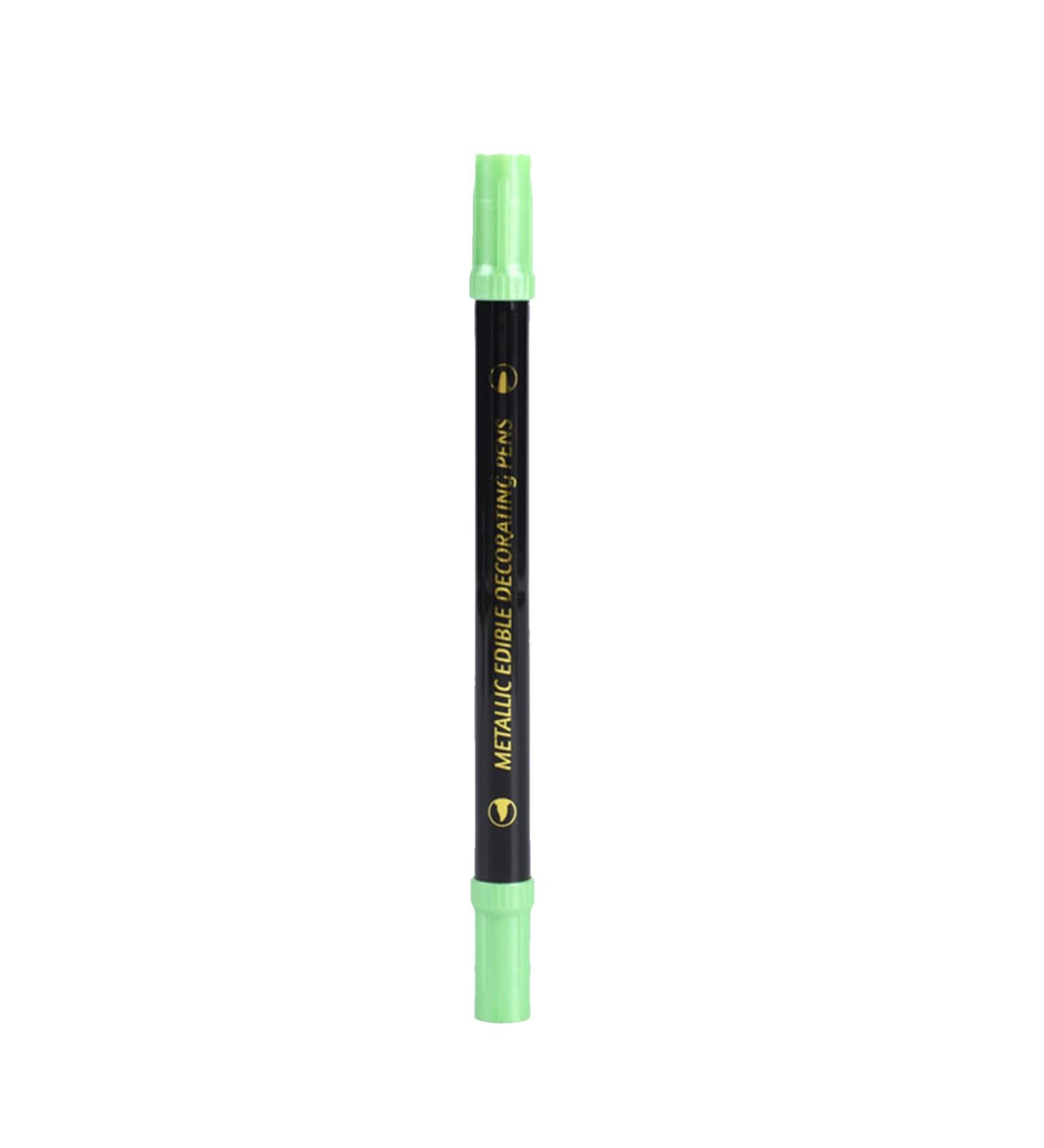 Food Coloring Pens Color Double Sided Edible Food Coloring Marker with Fine and Thick Tip Food Grade Marker Green - Buy Online on SooperMarket.com