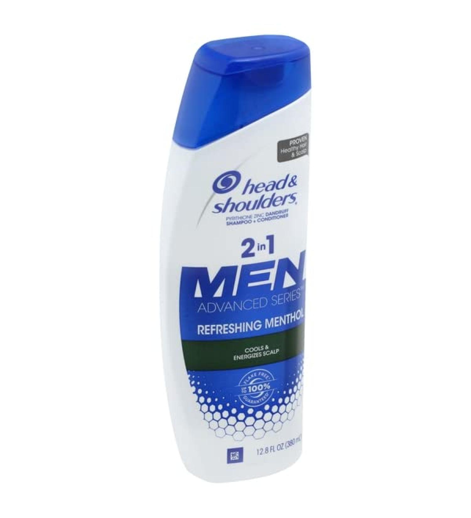 Head & Shoulders Shampoo + Conditioner 2In1 Adv Menthol 12.8 Fl Oz