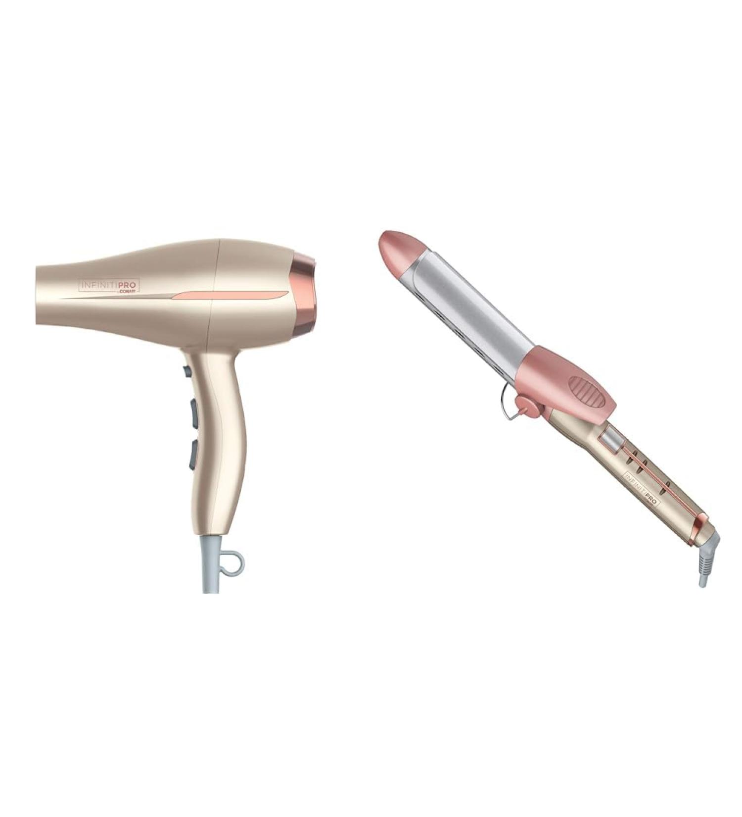 InfinitiPRO Frizz Free Pro Dryer With 1.25" Curling Iron CD601C