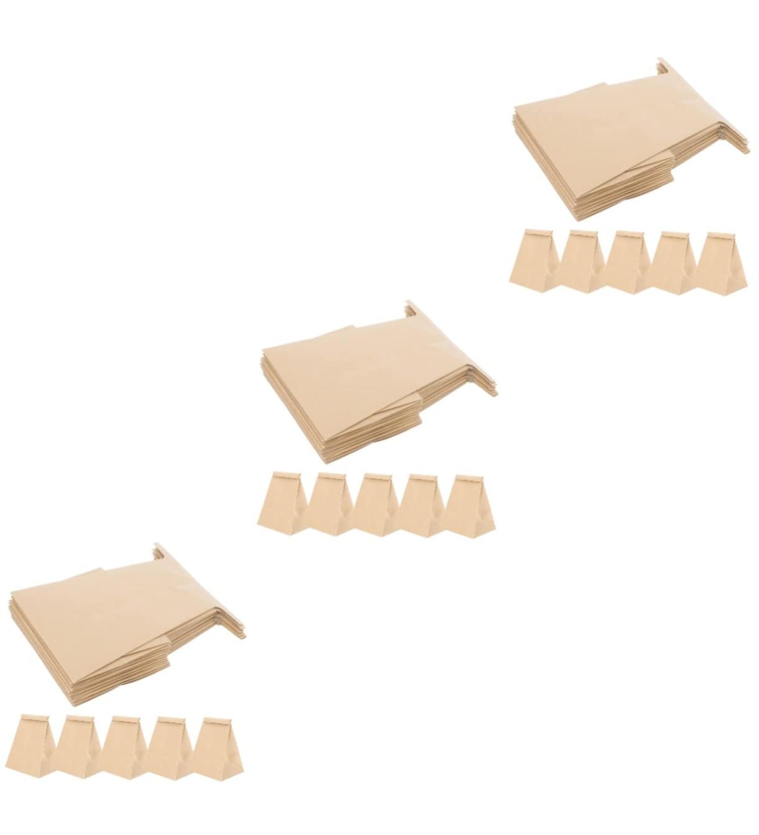 Healifty 30 Pcs Disposable Trash Bags for Car Travel - Air Sickness & Garbage Bags - Light Brown - 21x14.5cm - Pack of 3 - Buy Online on SooperMarket.com