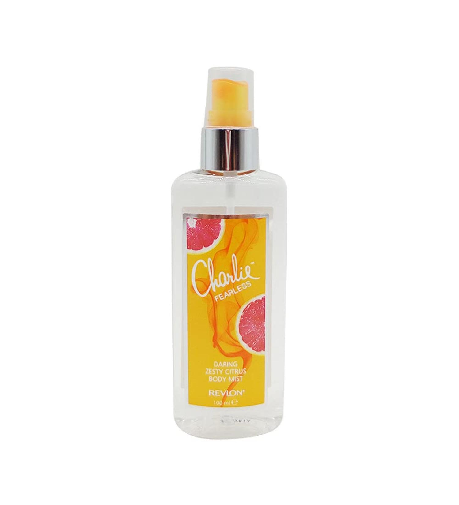 Revlon Charlie Fearless Daring Zesty Citrus Body Mist 3.3 Oz