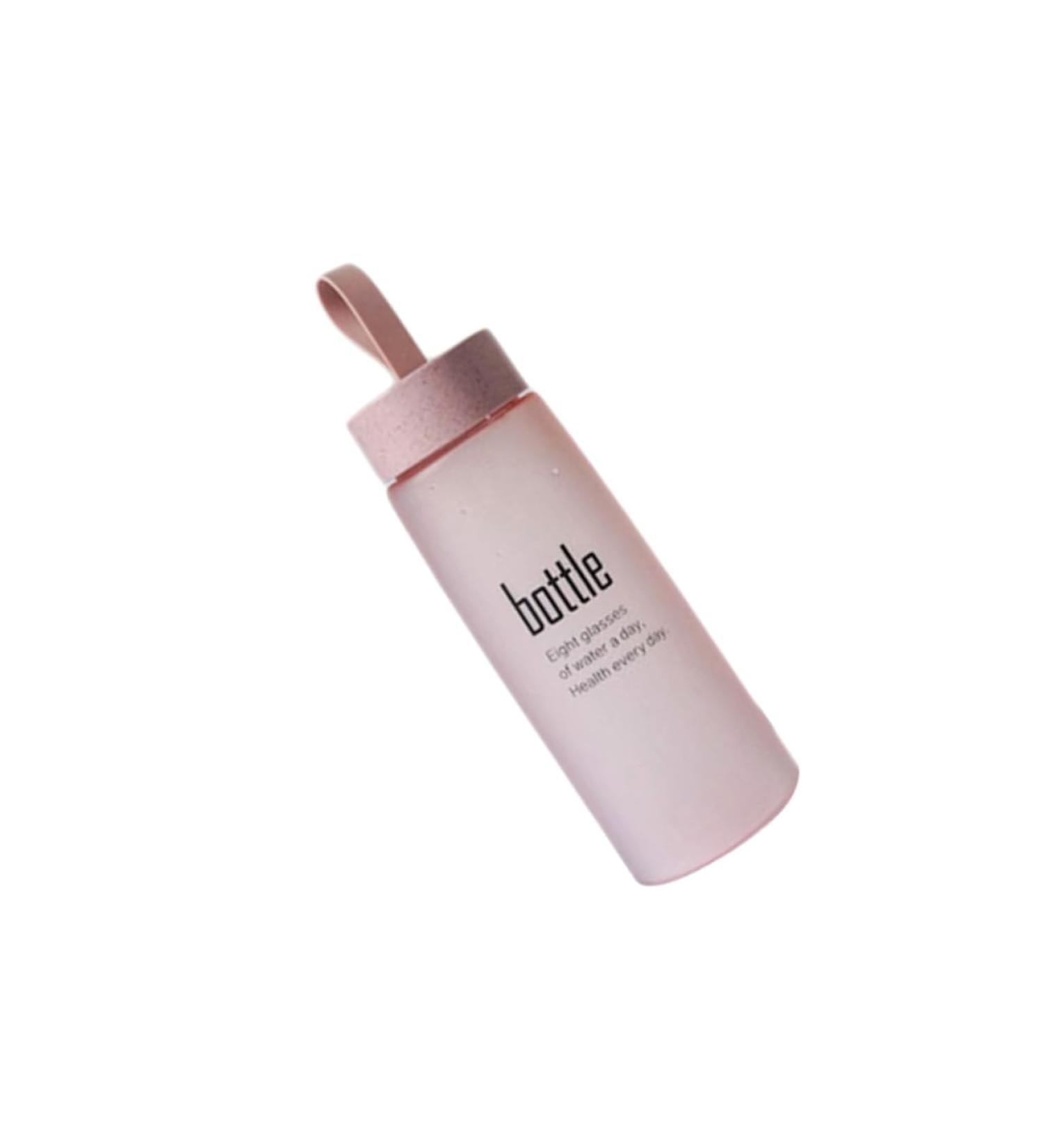 KOMBIUDA 520 Drinking Pink Portable Frosted Water Ml Creative Couples Bottle re-usable - Buy Online on SooperMarket.com