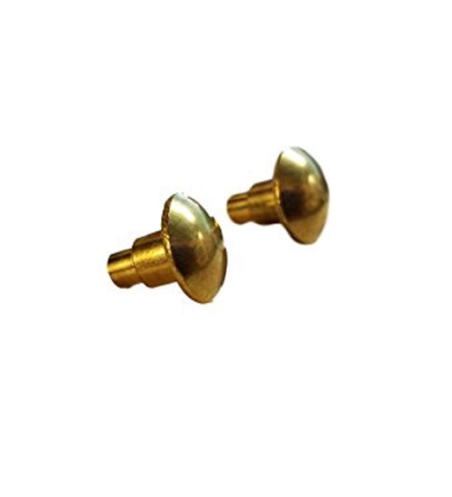 Partrade Trading Corporation Cowboy Tack (258441) SP016441 Brass Spur Buttons Pair