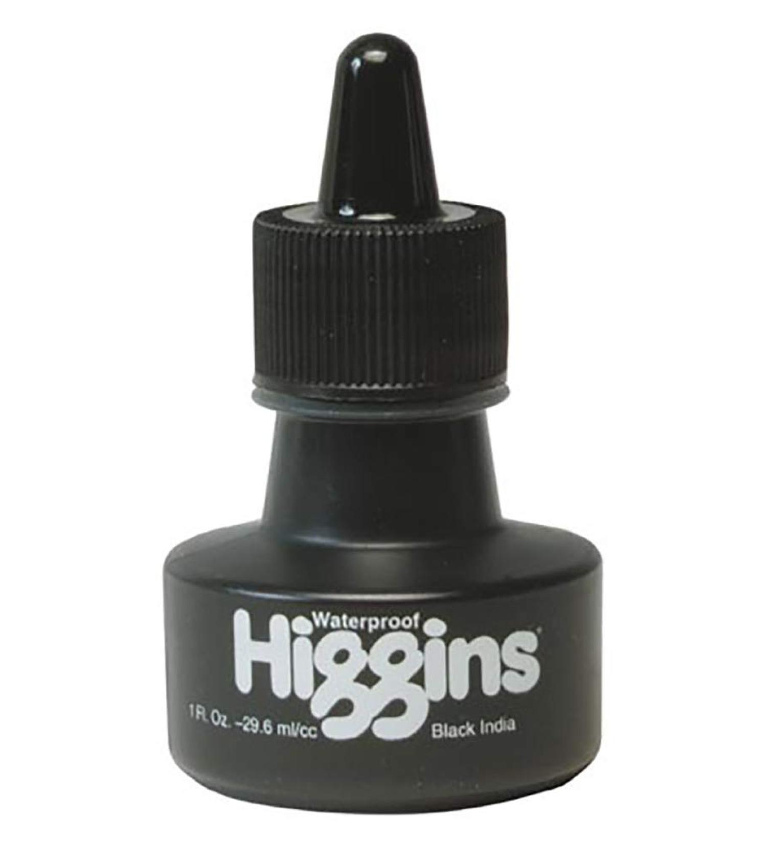 Higgins Waterproof Black India Ink 1 oz.