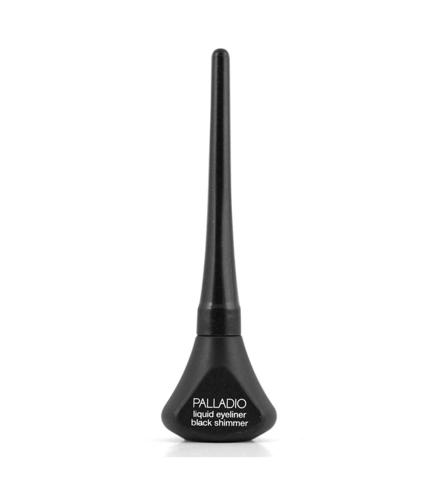 Palladio Liquid Eyeliner - Highly Pigmented, Waterproof, Smear-Proof for Intense Eye Definition in Black Shimmer - Buy Online on SooperMarket.com