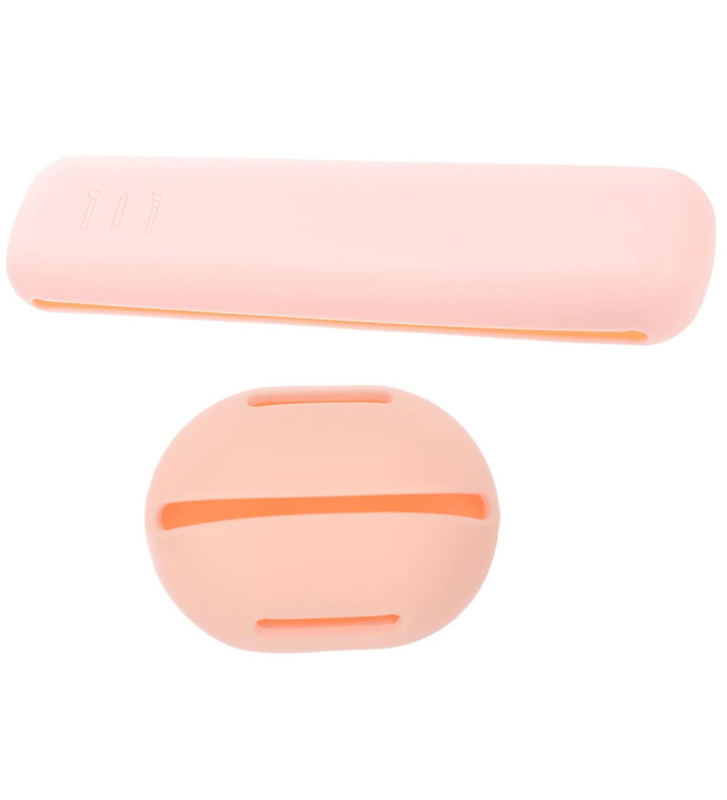 Gogogmee 1set Powder Puff Storage Box Pink Egg Miss Supplies Pink 20X4.8CM - Buy Online on SooperMarket.com
