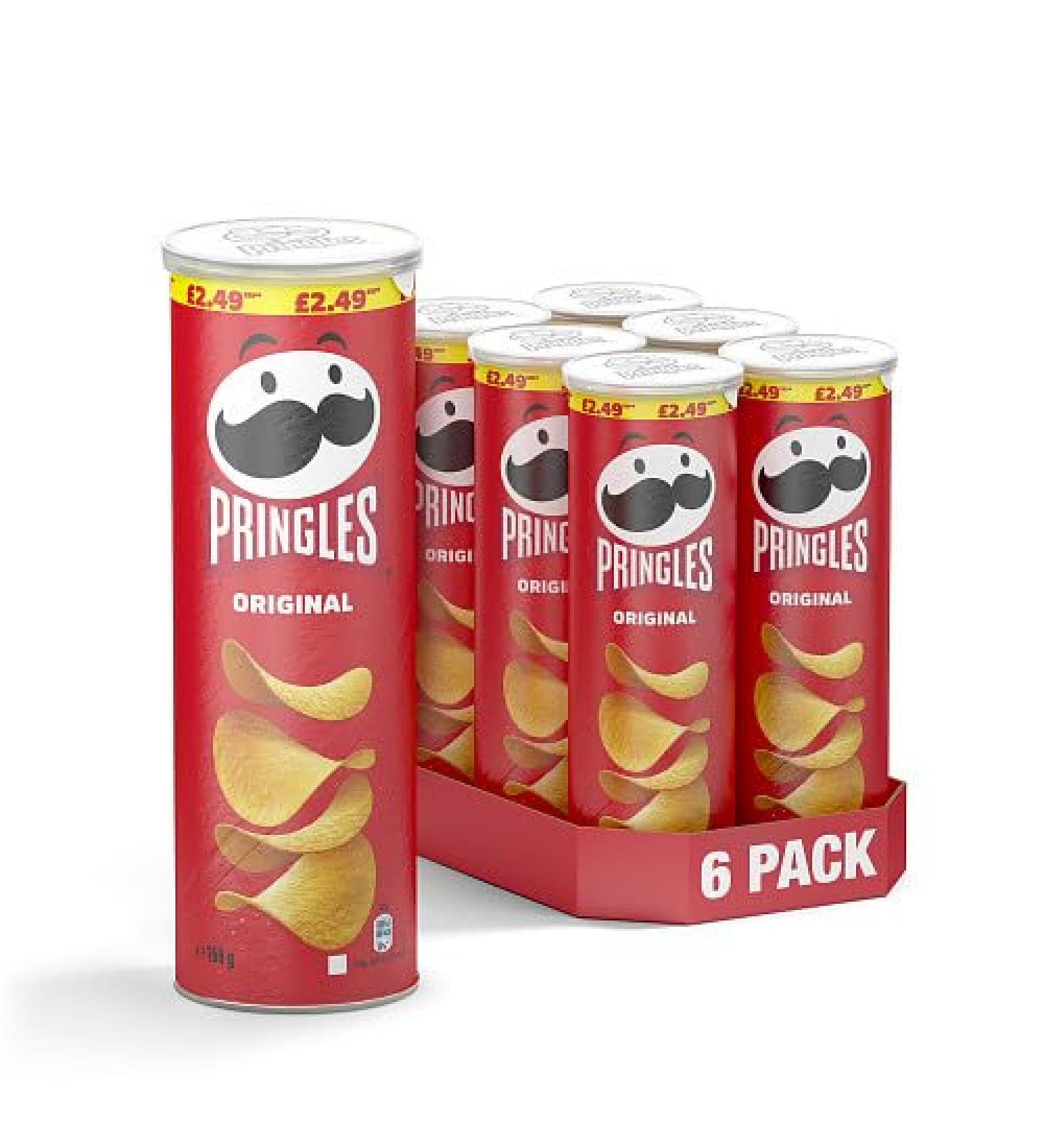 Pringles Original Case of 6x165g - Buy Online on SooperMarket.com