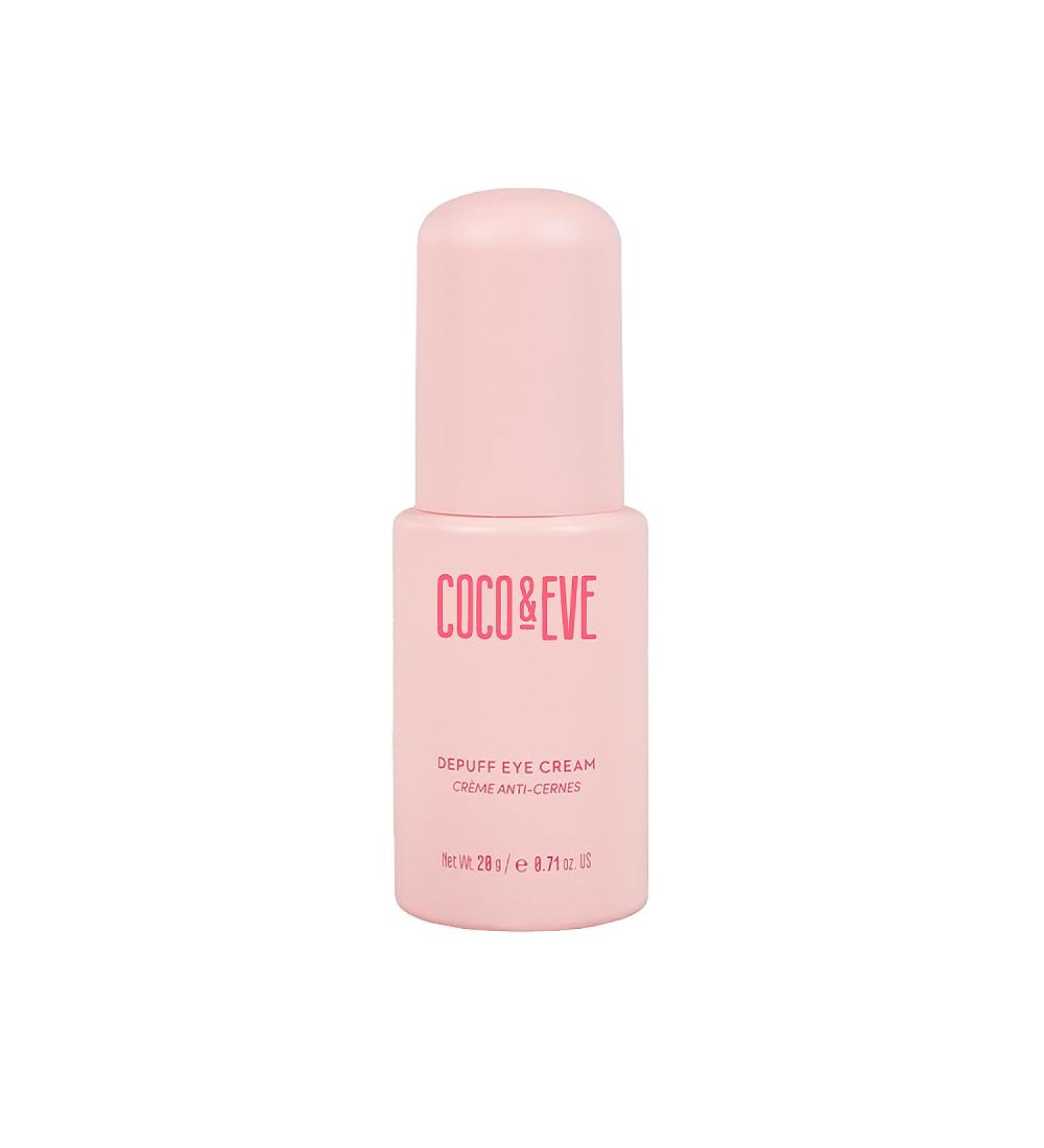 Coco & Eve Depuff Eye Cream | Under Eye Treatment for Puffiness Dark Circles & Wrinkles | Firms & Brightens Fine Lines (0.71 fl oz - Buy Online on SooperMarket.com