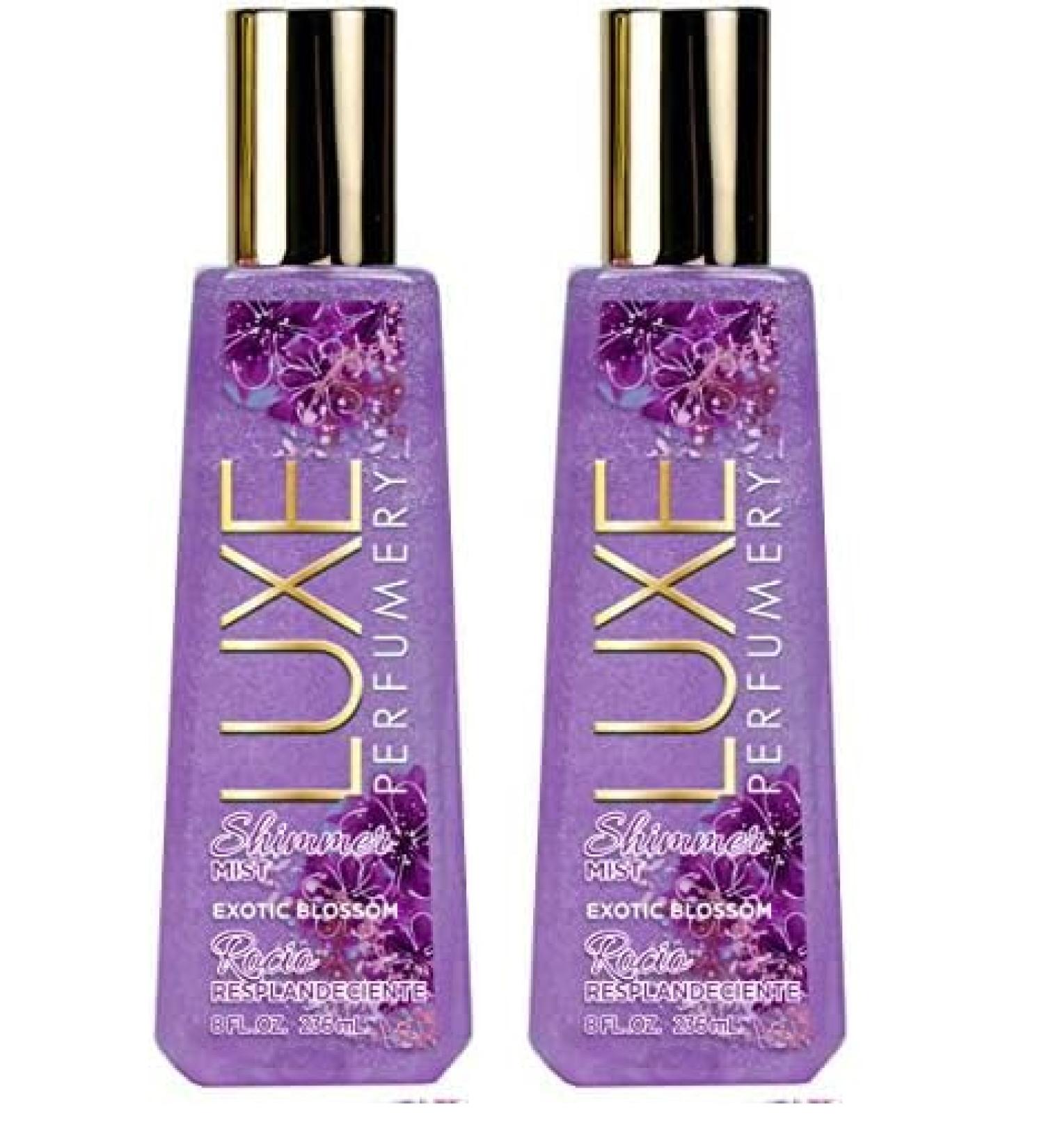 Luxe Perfumery Exotic Blossom Shimmer Mist 8 Fl Oz (Pack of 2) 8 Fl Oz (Pack of 2) Exotic Blossom - Buy Online on SooperMarket.com