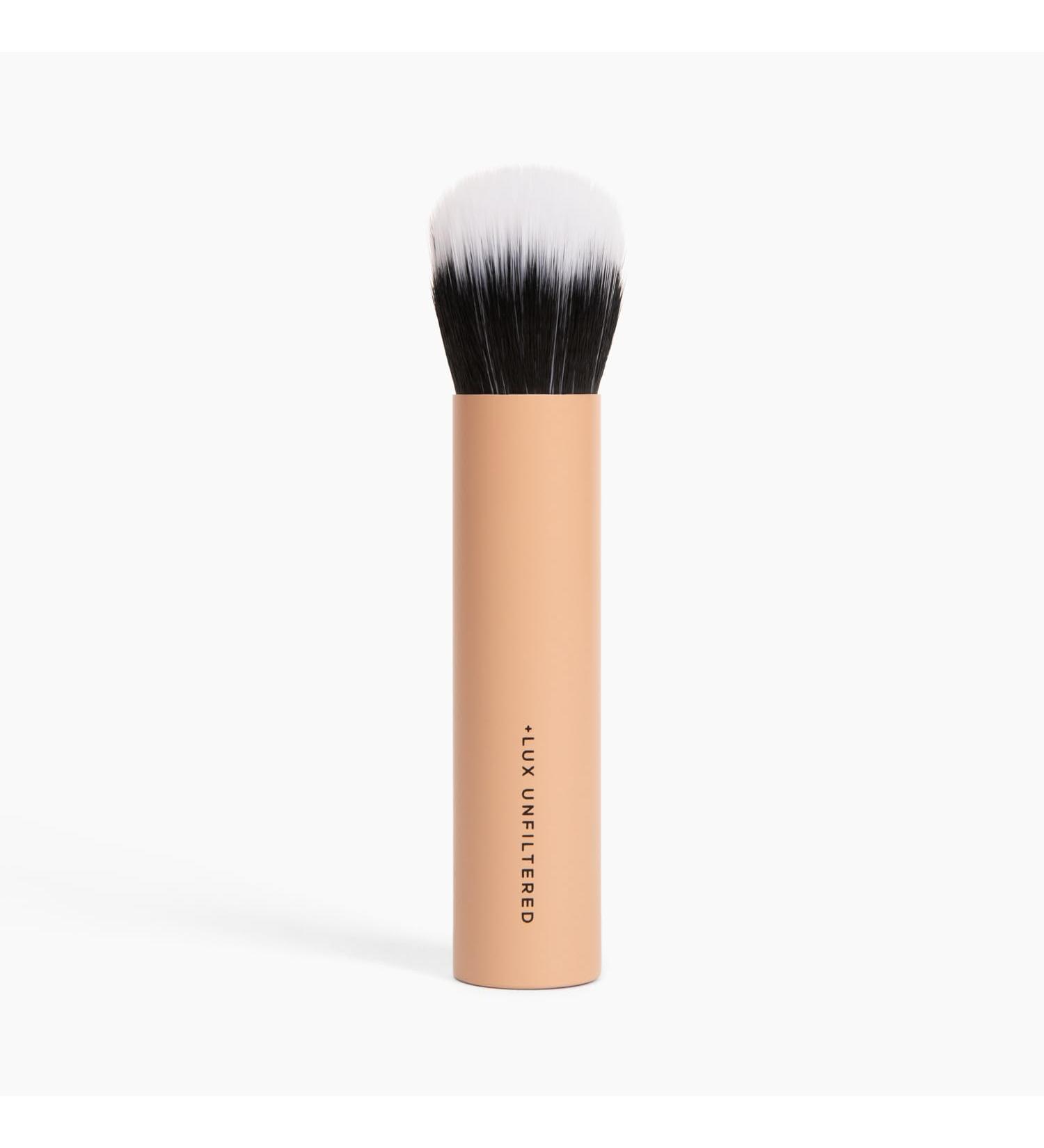 Lux Unfiltered Blending Face Brush - Vegan & Cruelty-Free Makeup Tool for Contouring Blending Bronzer & Blush - Perfect for Buffing & Stippling - International Shipping Available - Buy Online on SooperMarket.com
