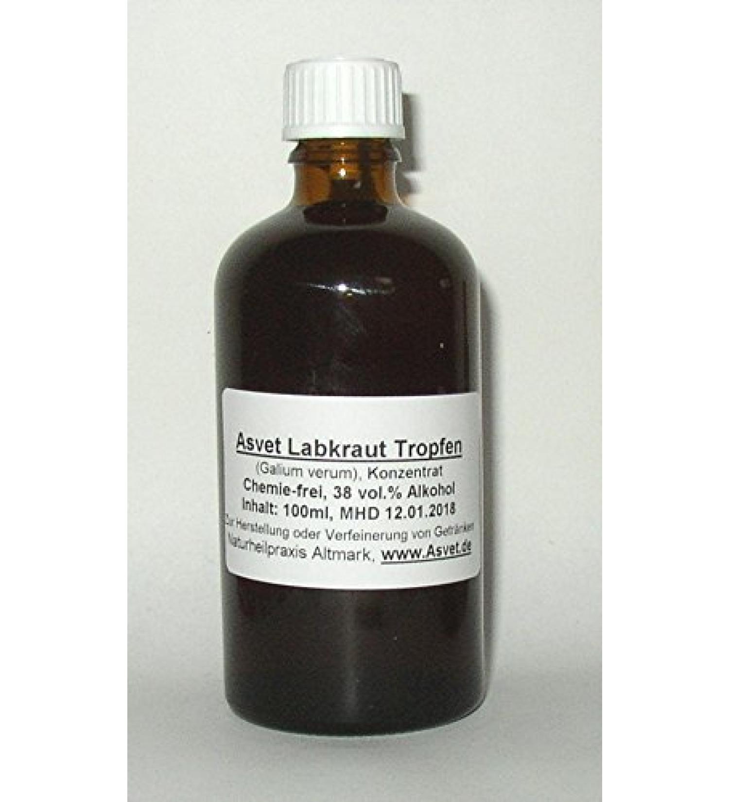 100ml bedstraw tincture drops Galium verum preparation without chemicals!