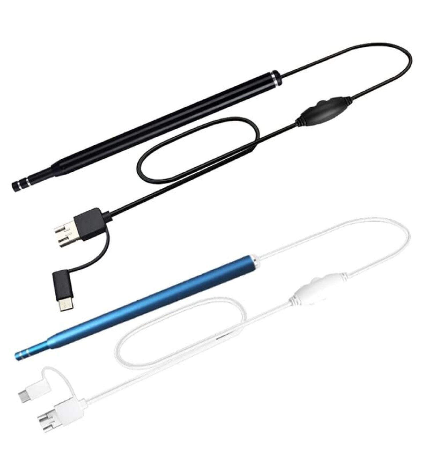 Ear Cleaning Endoscope Spoon with 6 LED Lights - Camera Ear Picker Wax Removal Kit - Buy Online on SooperMarket.com