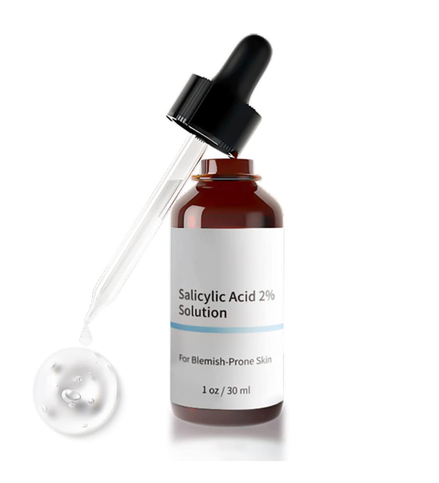 Luxsea Salicylic Acid 2% Serum for Clearer Skin - Shrinks Pores, Treats Rosacea, Blackheads, and Acne - Gentle Exfoliating Hyaluronic Acid Formula - Buy Online on SooperMarket.com