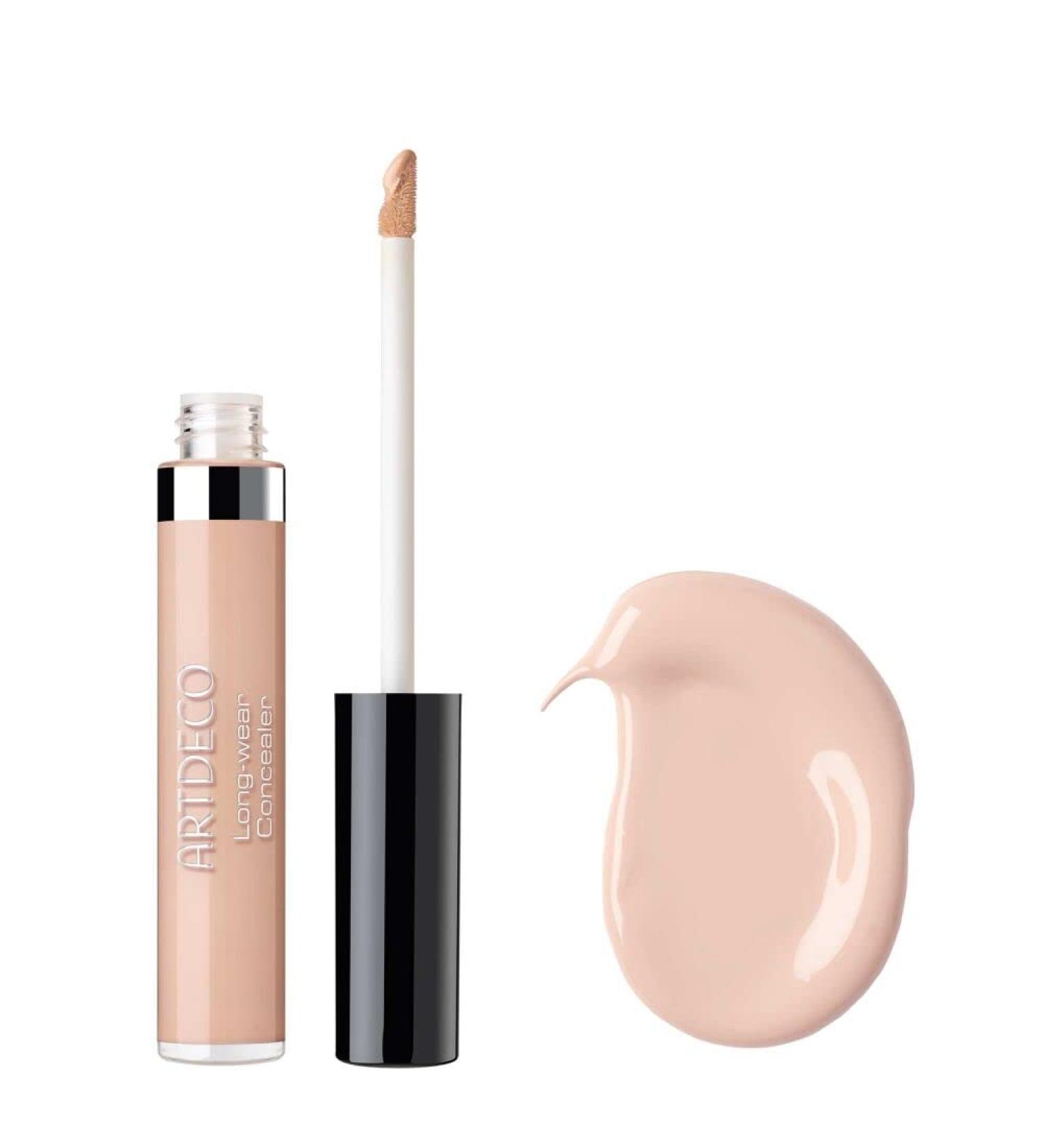 ARTDECO Long-Wear Waterproof Concealer | Long-Lasting Liquid Concealer - Soft Peach 18 (7ml) | Buy Internationally - Buy Online on SooperMarket.com