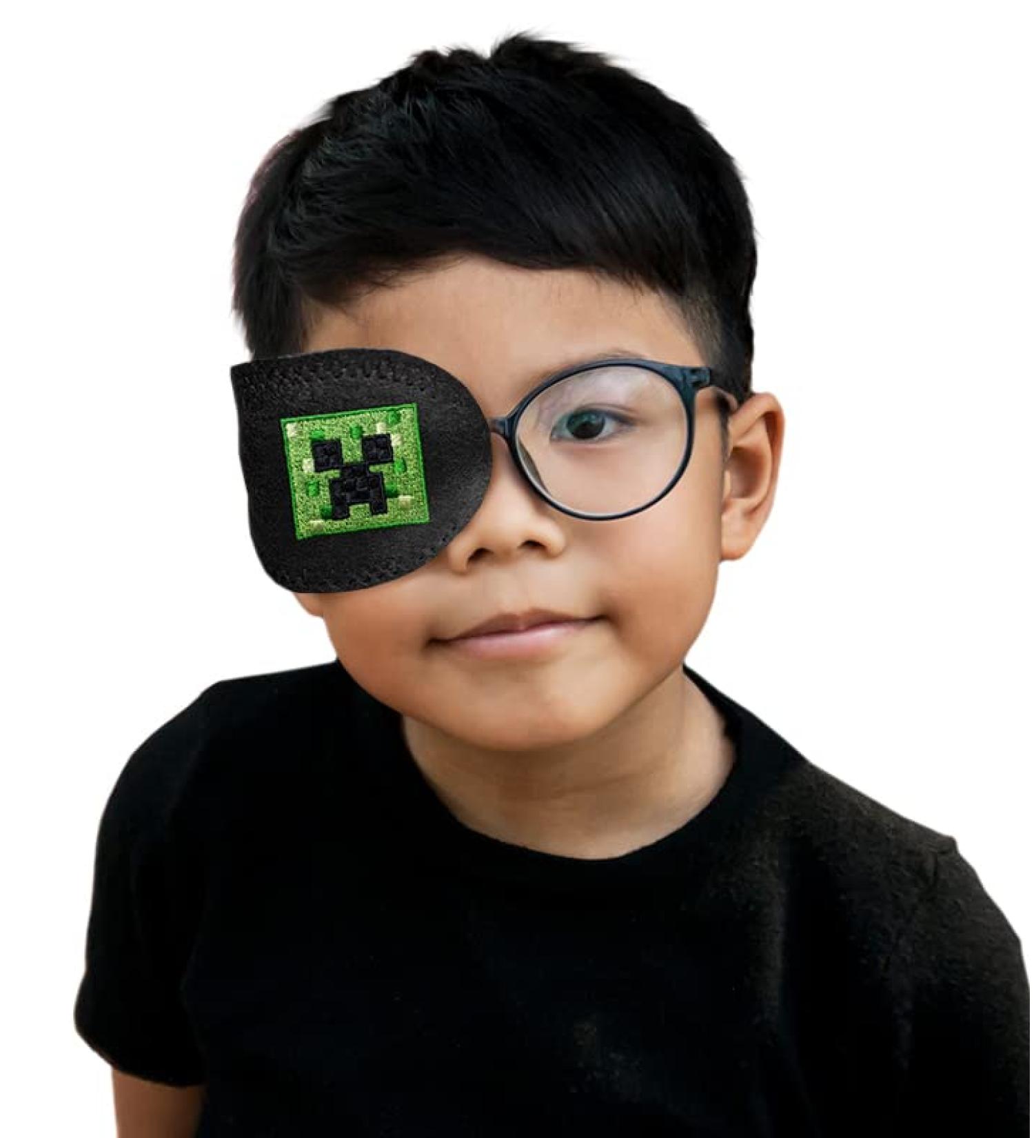Minecraft Pocket Patch for Kids with Amblyopia - Right Eye Coverage - Buy Online on SooperMarket.com