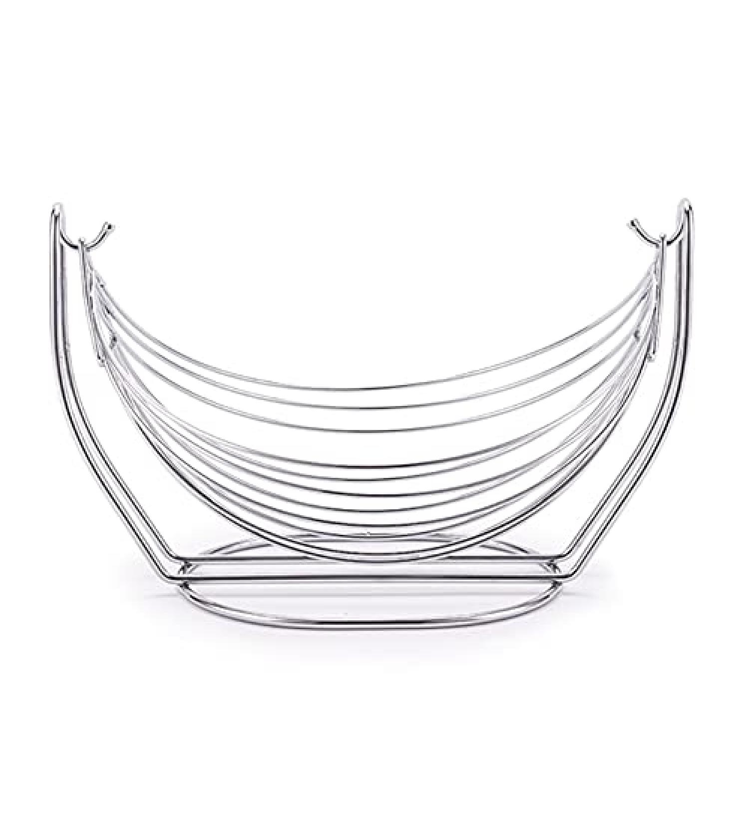 Fruit Basket Bowl Metal Swing Fruit Basket Storage Bowl Plate Vegetables Display Stand Rack Kitchen Decoration Fruit Bowls (Color : Large) - Buy Online on SooperMarket.com