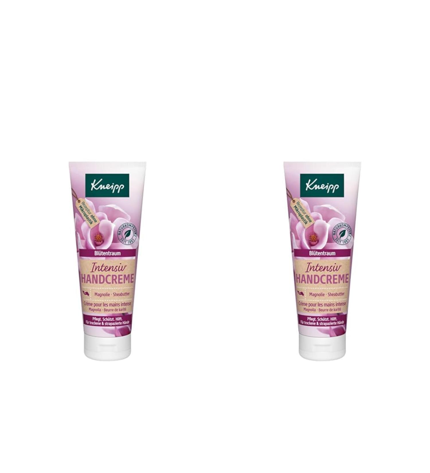 Kneipp Intensive Hand Cream - Extra Rich Shea Butter & Magnolia - 75ml (Pack of 2) | Shop Now for International Shipping - Buy Online on SooperMarket.com