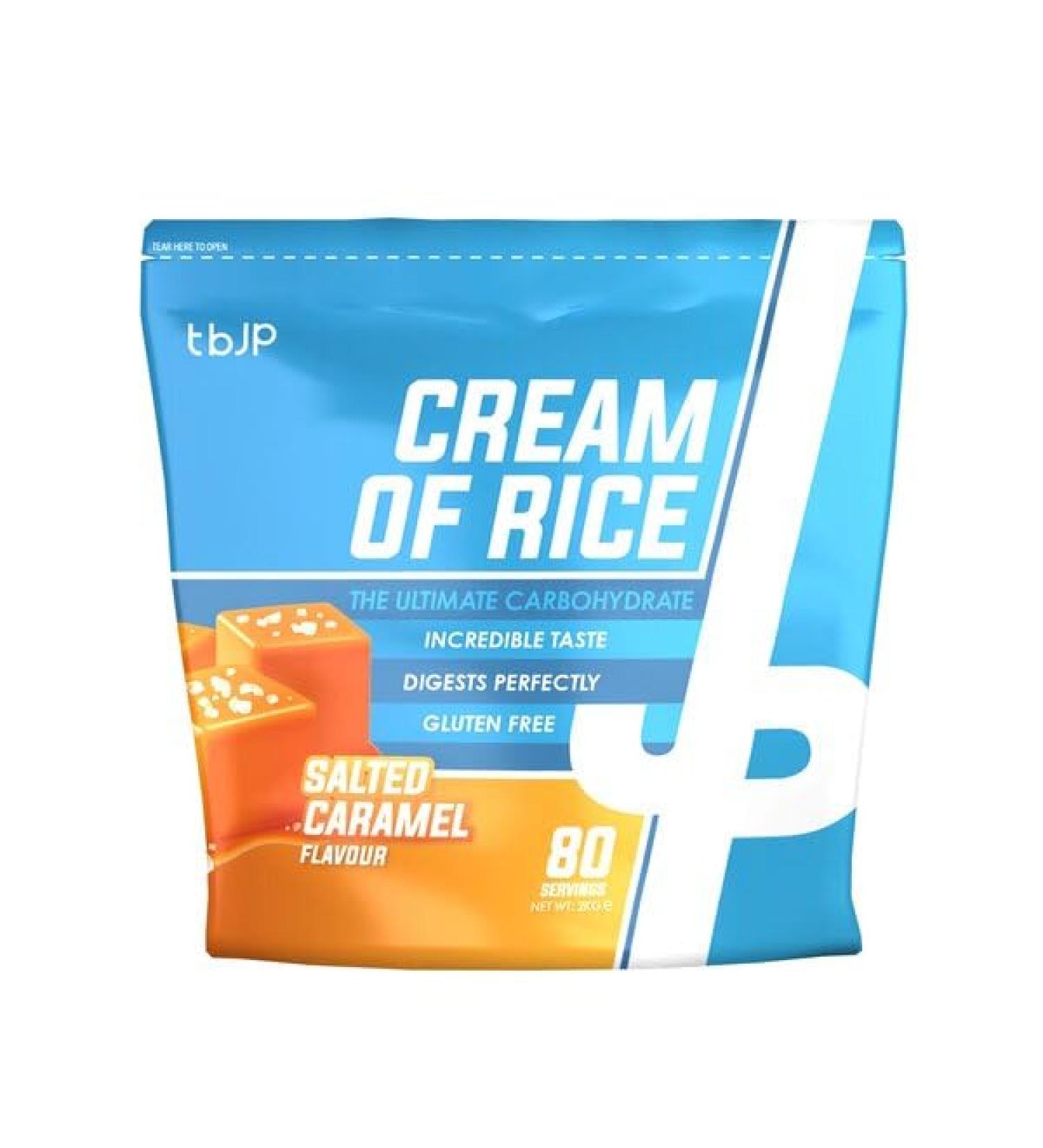 Trained by: JP Nutrition Cream of Rice 2kg The Ultimate Carbohydrate (Salted Caramel)