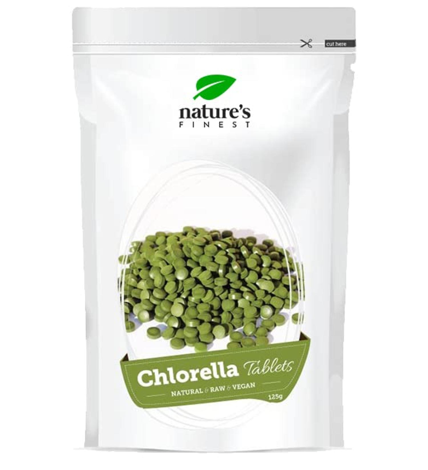 Nature's Finest Organic Chlorella Tablets | 250mg | Natural Detox and Immune Boost Rich in Iron and Chlorophyll | High Protein | Vegan and Vegetarian Friendly 1 - Buy Online on SooperMarket.com
