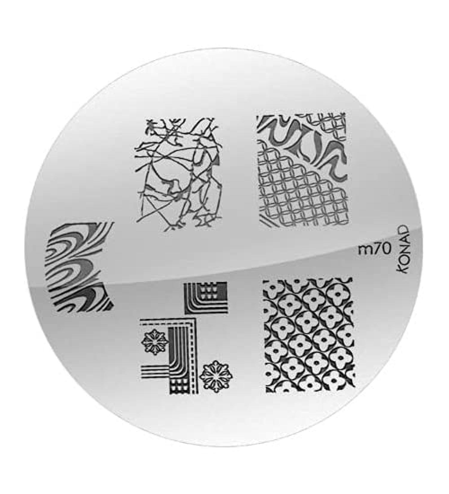 Konad Official M70 Plate for Stamping Nail Art