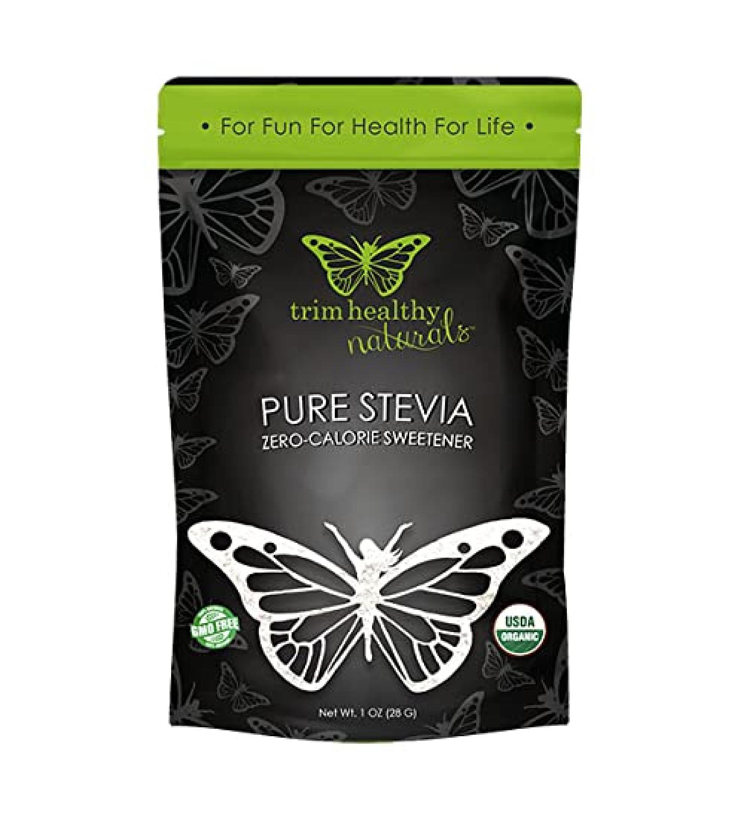 Trim Healthy Mama Pure Stevia 1 oz (28g) - Natural Sweetener for Healthy Living - Buy Online on SooperMarket.com