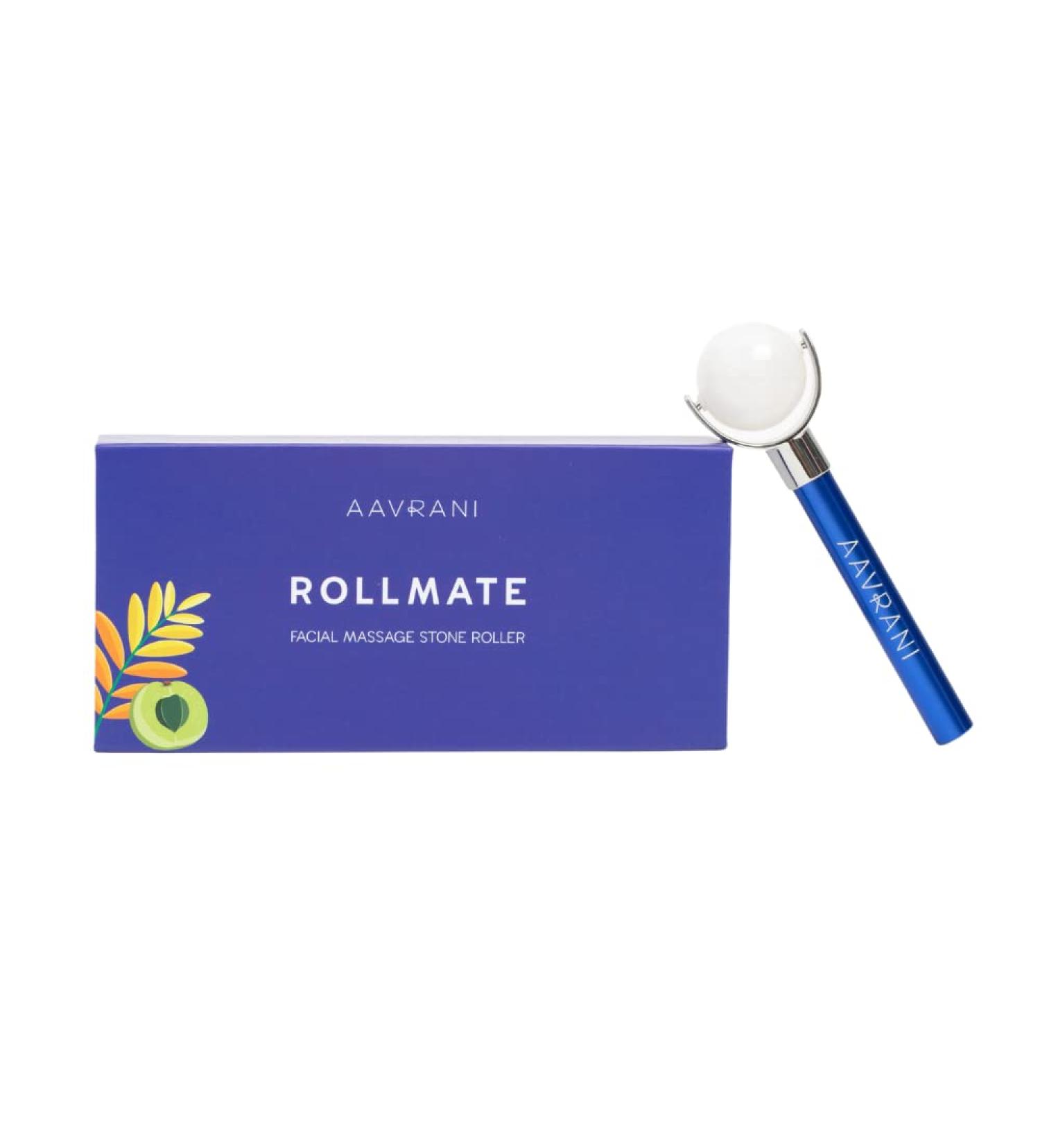AAVRANI Rollmate Gua Sha Face Roller - Enhance Circulation & Reduce Fine Lines | Ideal Beauty Gift for Friends Family & Loved Ones - Buy Online on SooperMarket.com