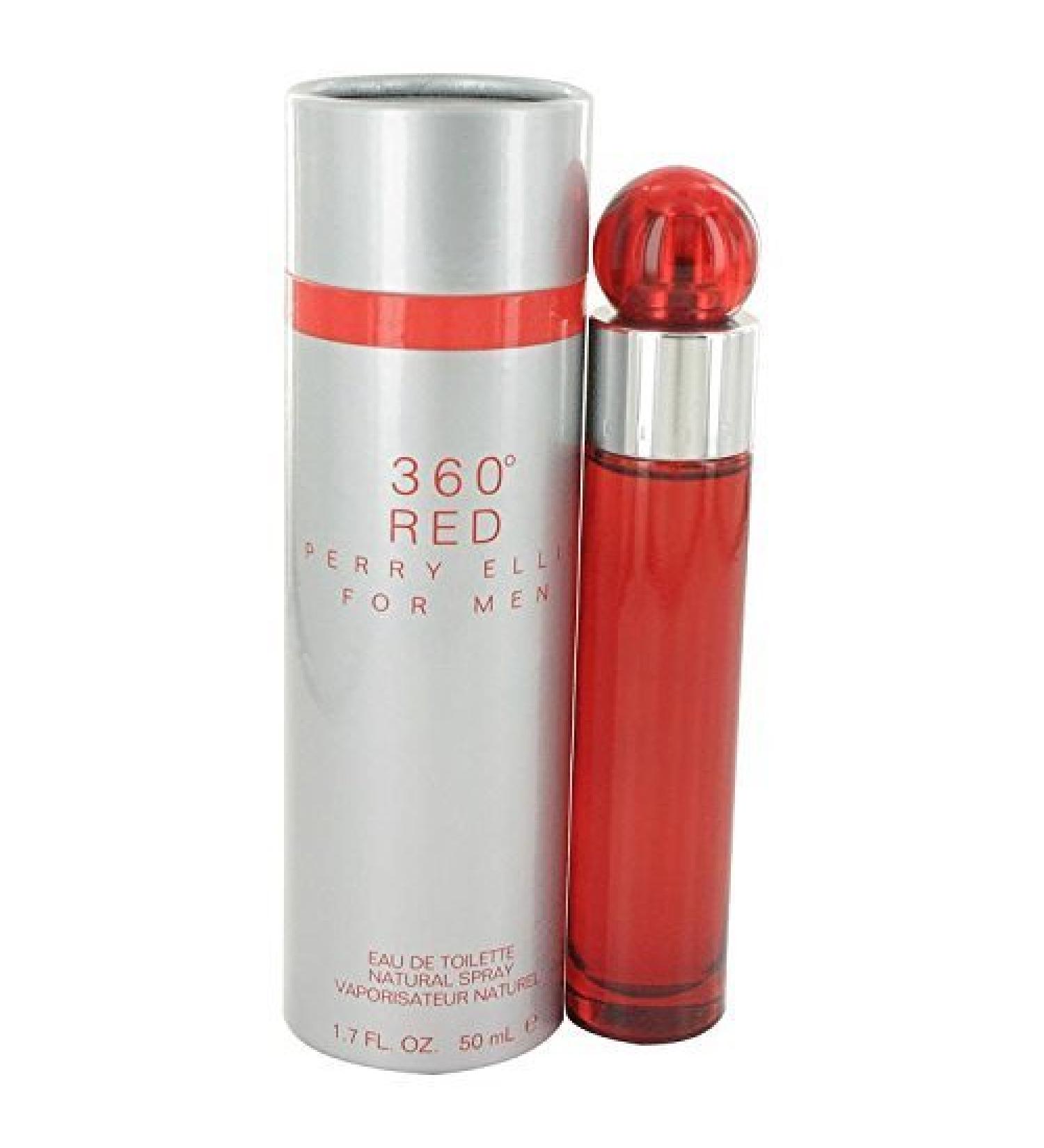 Perry Ellis 360 Red by Perry Ellis Eau De Toilette Spray 1.7 oz for Men - 100% Authentic