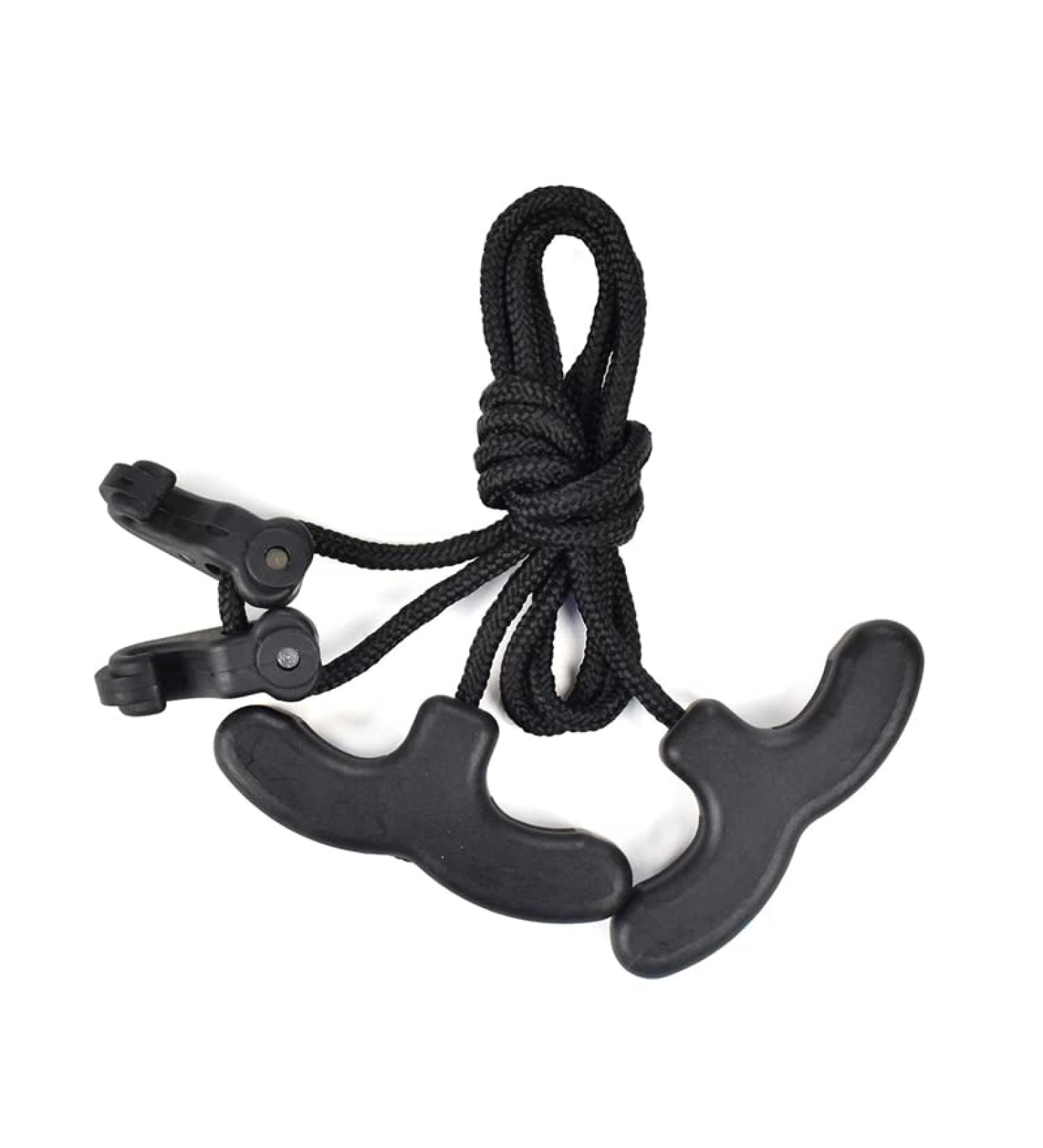 Elong Crossbow Cocking Device Double Handle - Black | Rope Cocker Aid for Hunting Crossbows - Buy Online on SooperMarket.com