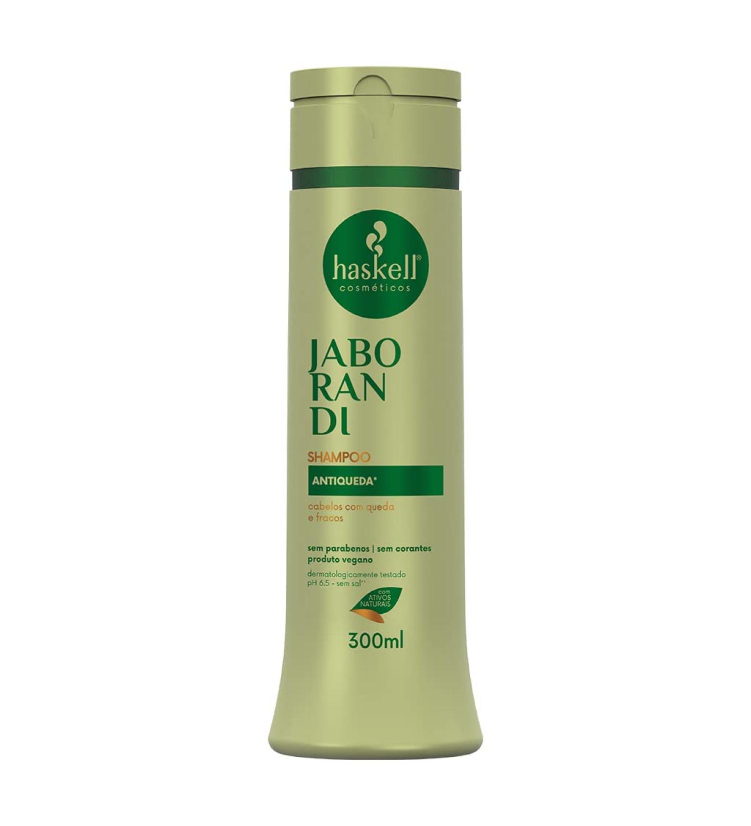 Haskell Jaborandi Shampoo with Carqueja & Vitamin A 300ml | Nourishing Hair Care | International Shipping - Buy Online on SooperMarket.com