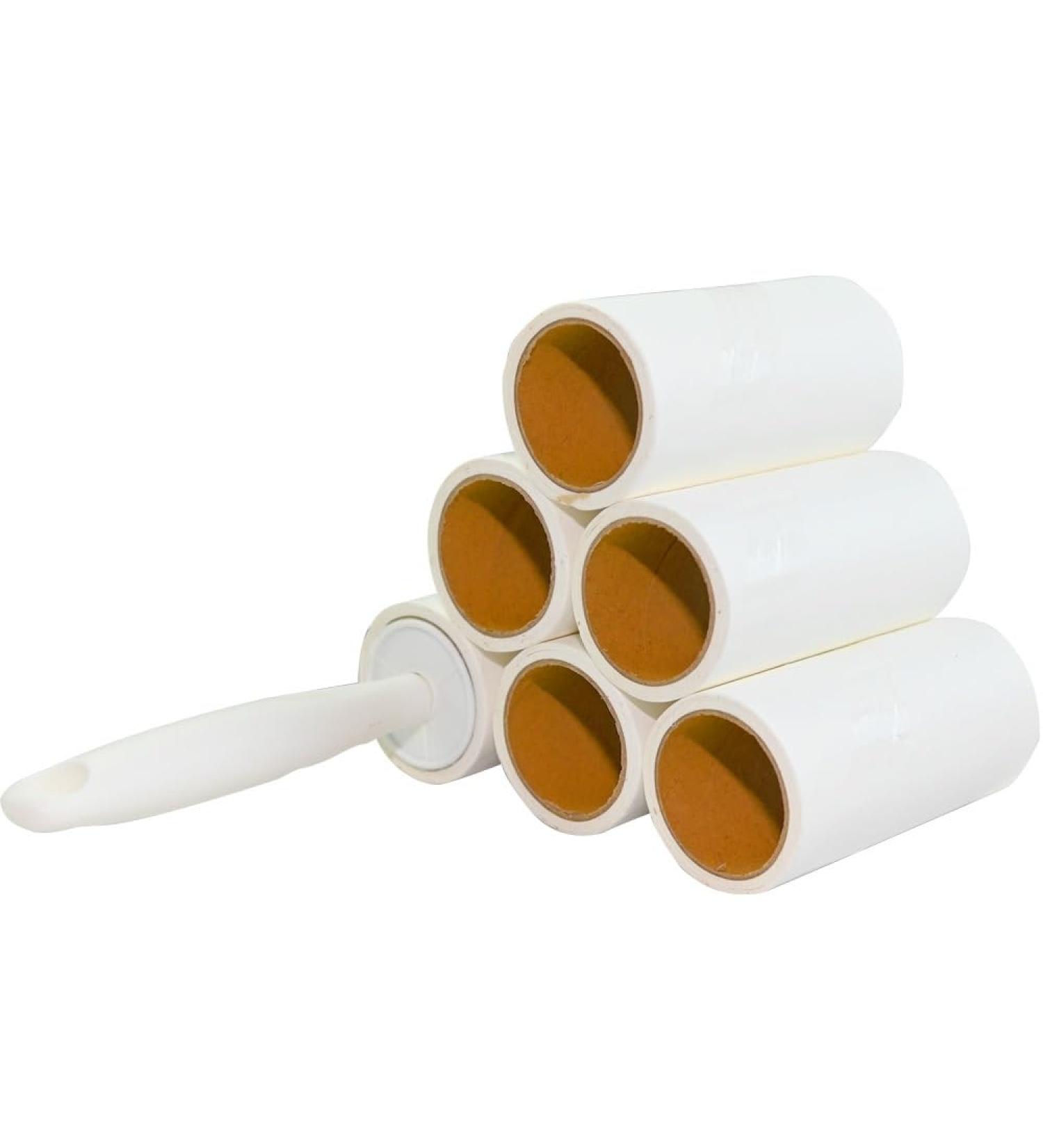 Armo Lint Rollers With 6 x Refills 420 Sheets Lint Roller For Clothes Carpet Bed Pet Hair Dog Hair Cat Hair Dust x 6 Rollers - Buy Online on SooperMarket.com
