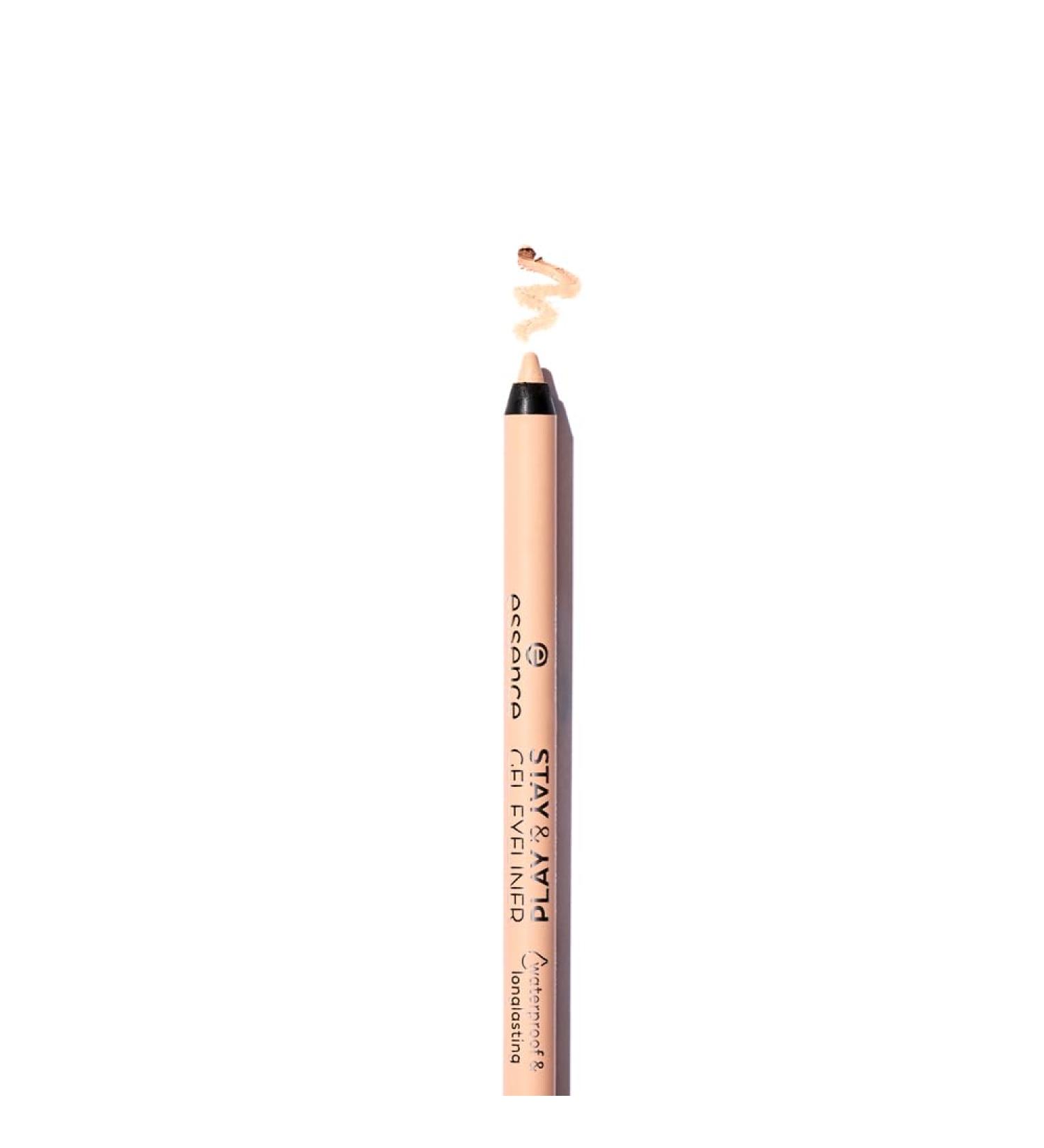 Buy essence Stay & Play Gel Eyeliner - Waterproof Longlasting Vegan | Super Soft Gel Texture | 03 Silky Nude - International Shipping Available - Buy Online on SooperMarket.com