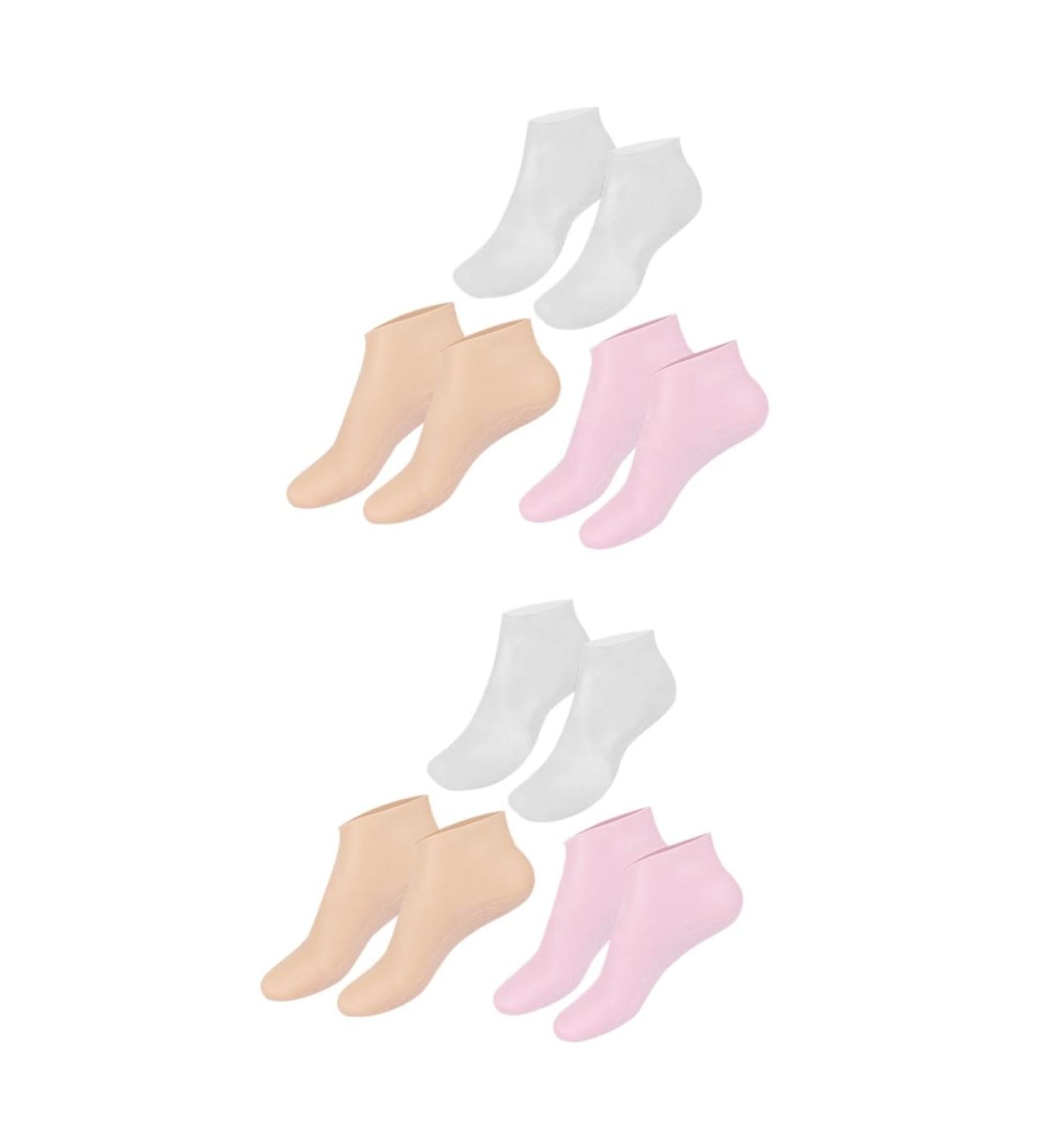 FOMIYES 6 Pairs Moisturizing Socks Hydrating Socks Moisturizing Lotion Feet Lotion Non Socks Aloe Socks Moisturizing Gel Socks Foot Care for Dry Cracked Feet Spa Socks for Women Foot Mask - Buy Online on SooperMarket.com