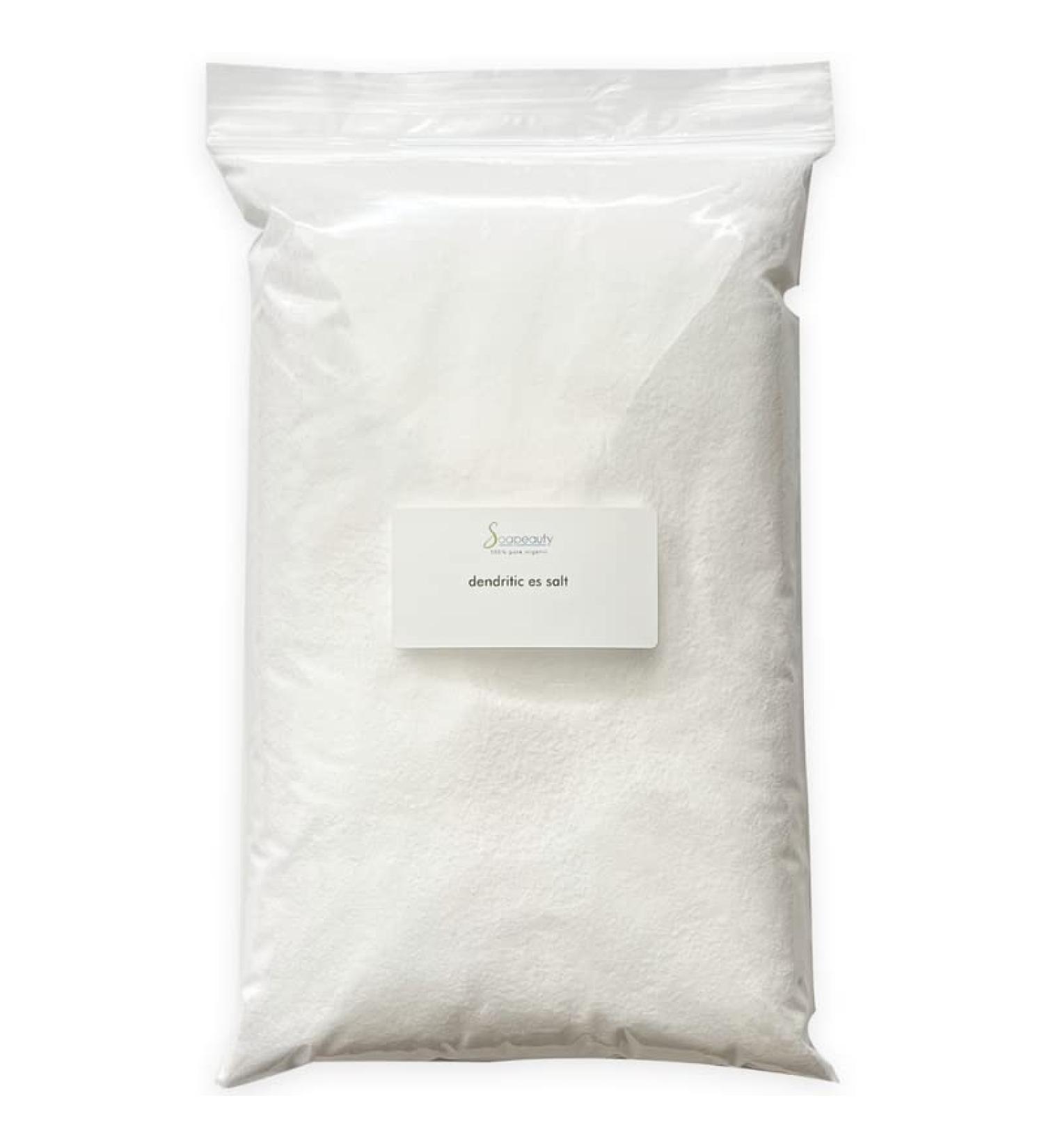 DENDRITIC Salt 5 lbs | Bath Scrub Salt Exfoliant for Relaxation - Premium Fine Grain | 5 Pound Pack - Buy Online on SooperMarket.com