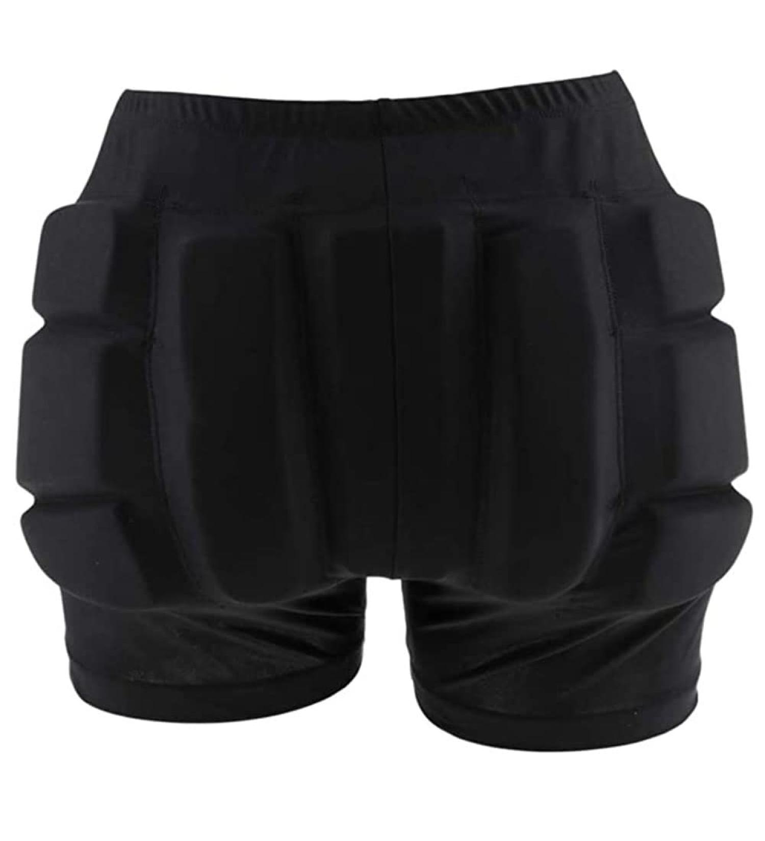 LIUHUO Hip Pad Protector Padded Shorts - Black Small for Ski, Roller Skating, Snow Crash - Tailbone & Butt Protection - Buy Online on SooperMarket.com