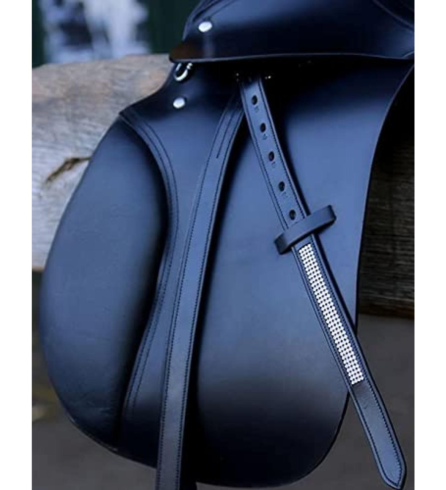 Buy Tysons Breeches Glitter Stirrup Leathers | Leather Bling in Black & Brown (145-165 cm) - International Shipping Available - Buy Online on SooperMarket.com