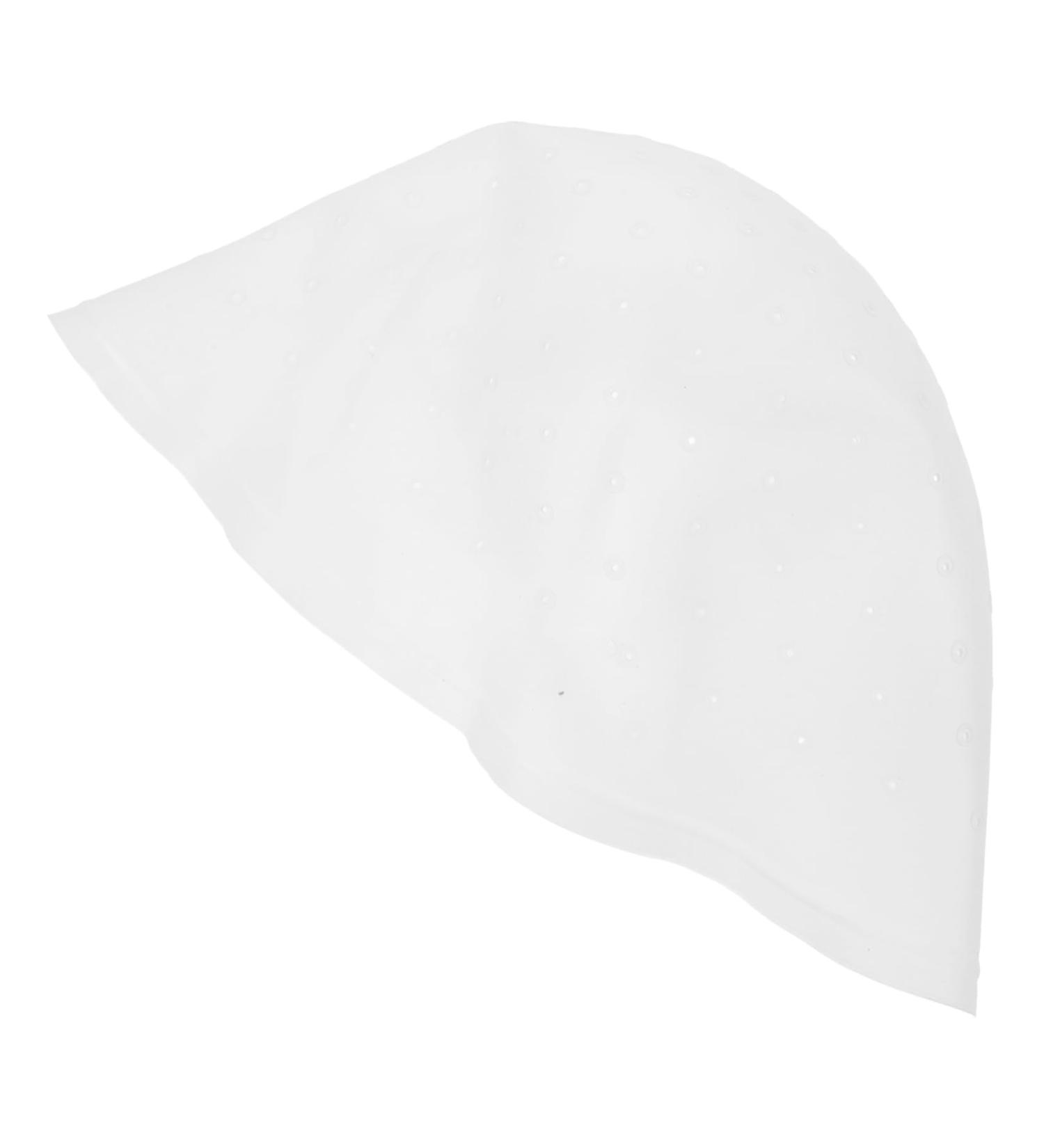 PLAFOPE Silicone Highlighter Cap Caps Hair Highlighting Kit Hair Highlighting Hat Dyeing Color Cap Salon Silicone Cap Silicone Hair Salon Cap Hair Highlight Hat Dye Cap White - Buy Online on SooperMarket.com