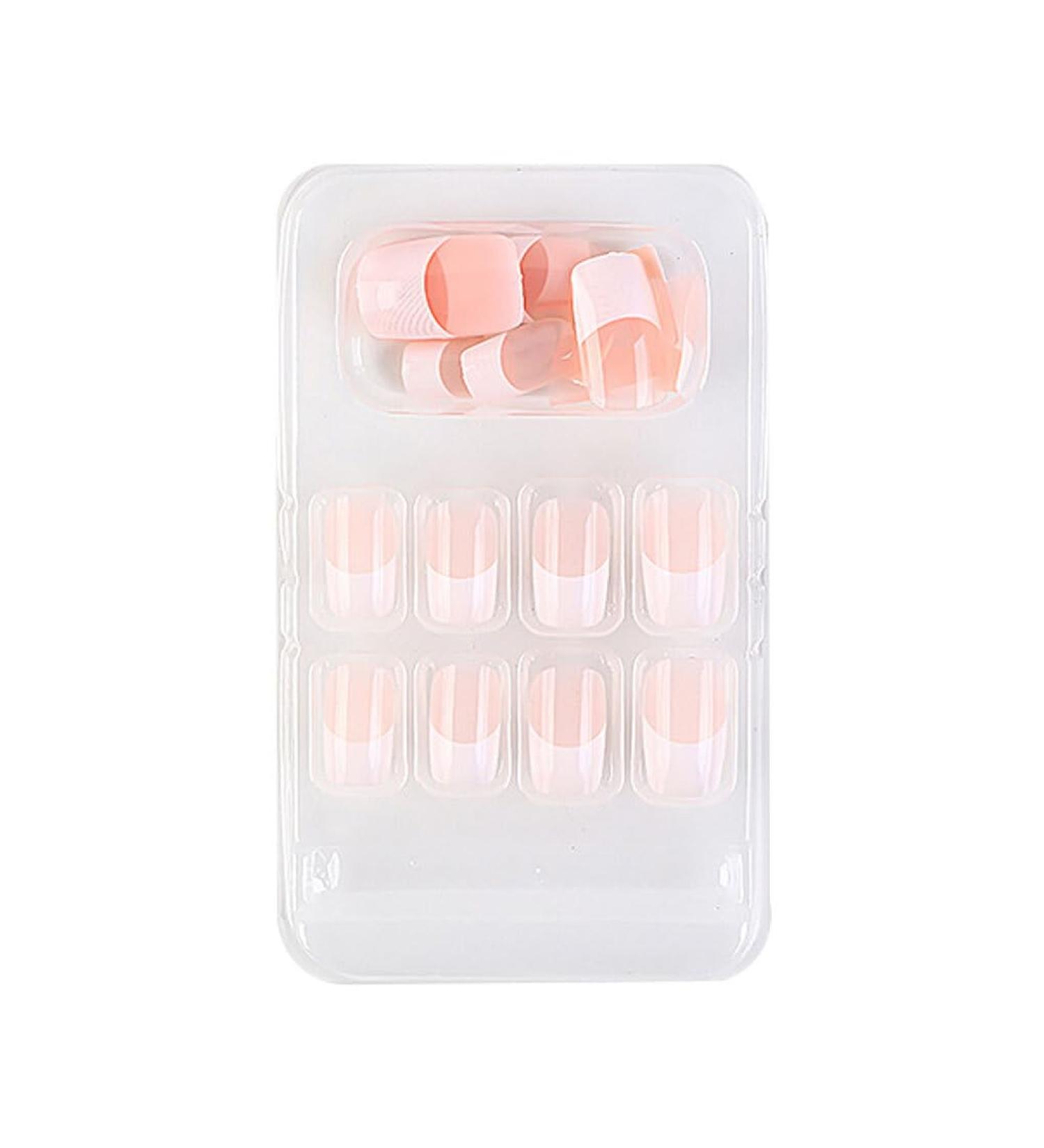 dijiusidy False Nail Perfect Matching Simple to Wear Fingernail Full Coverage Press Type Strong Viscosity Adjustable Paster Type 33 F741 Type 33 F741 - Buy Online on SooperMarket.com