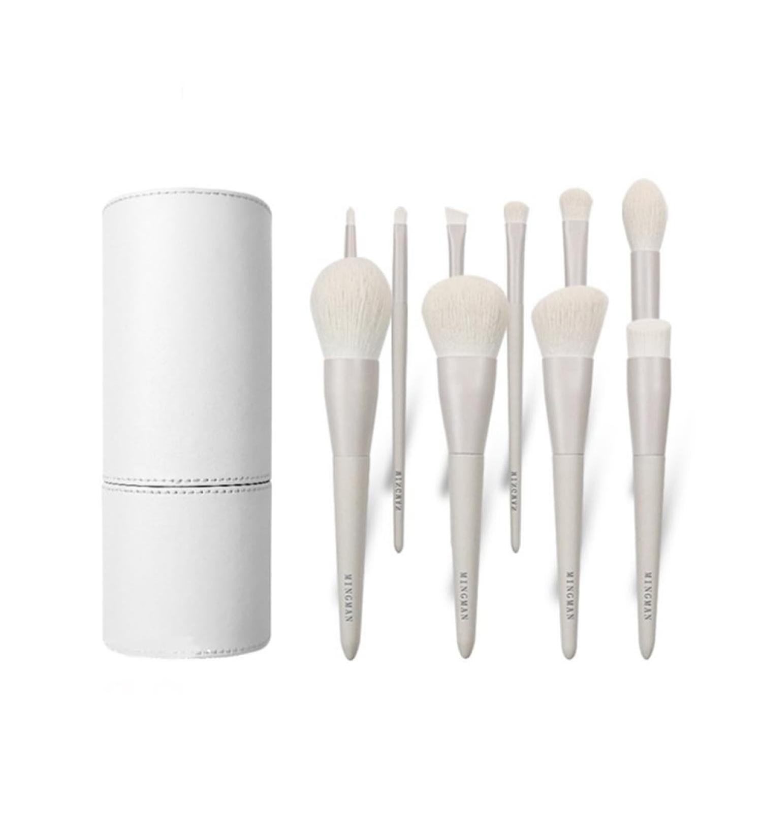 sunree 10 Makeup Brushes Eye Shadow Brush Portable Dumb Gray Makeup Artist Professional Makeup Brush Set - Buy Online on SooperMarket.com