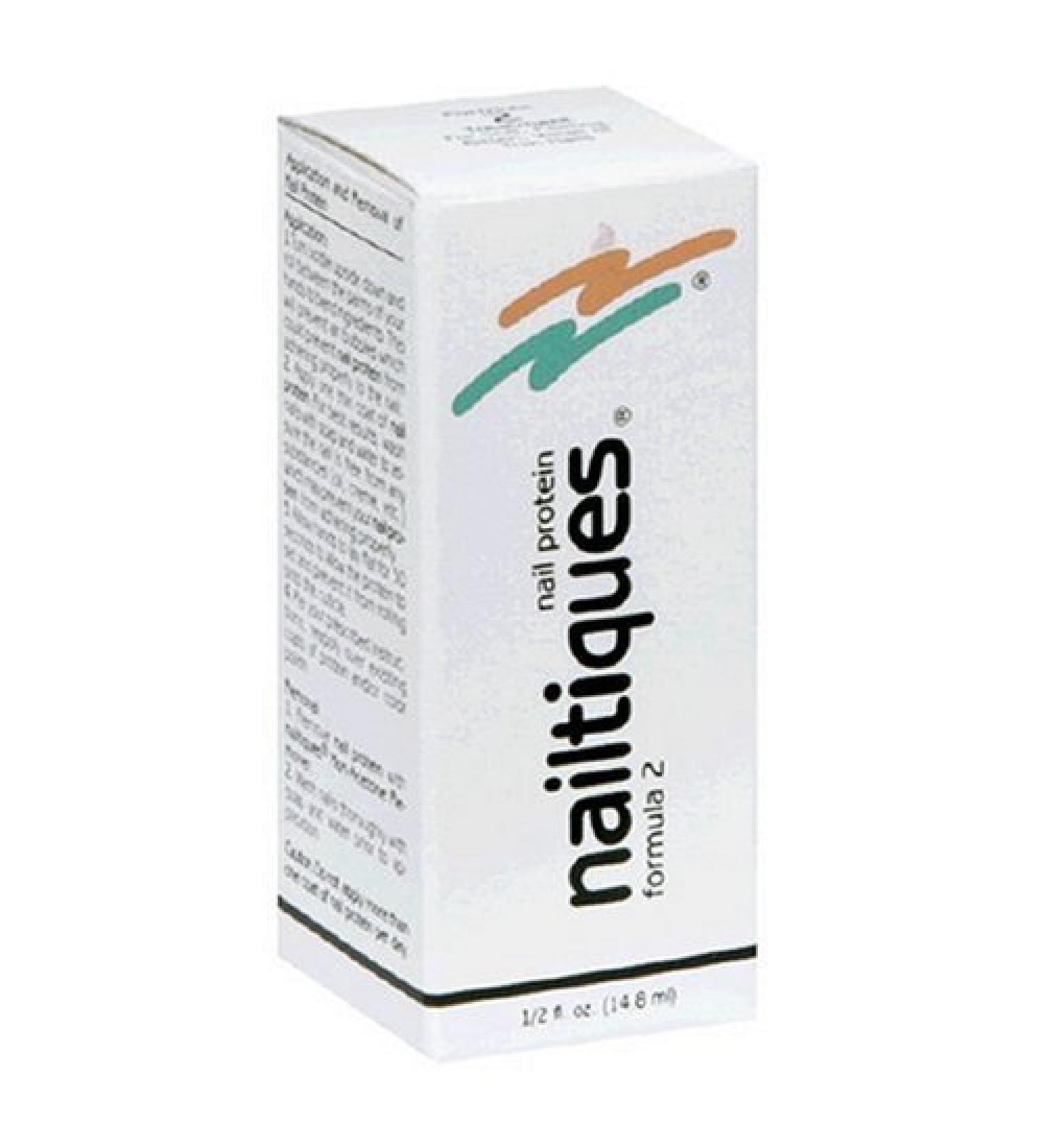 Nailtiques Formula 2 .5 Oz - Treatment for Soft  Peeling  Weak  Bitten or Thin Nails