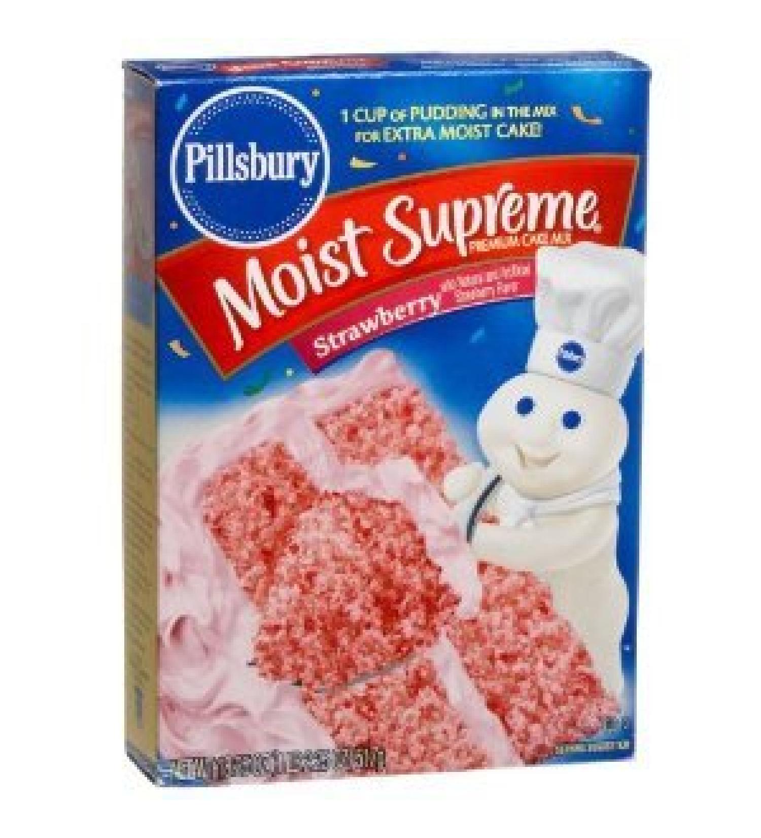 Pillsbury Moist Supreme Strawberry Premium Cake Mix 432g