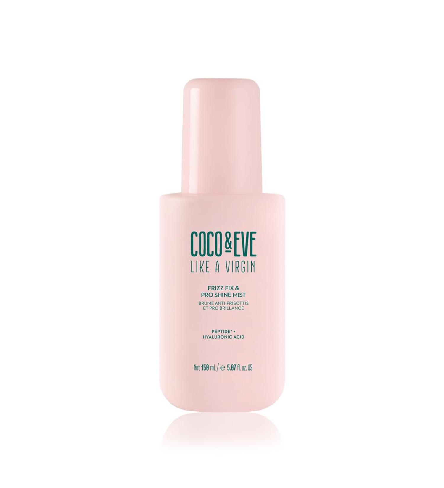 Coco & Eve Frizz Fix & Pro Shine Mist - 72H Frizz Control & Instant Shine | Lightweight Heat Protectant | Moisturizing Smoothing Detangling Spray | For Damaged Hair & All Hair Types (5.07 fl oz) - Buy Online on SooperMarket.com