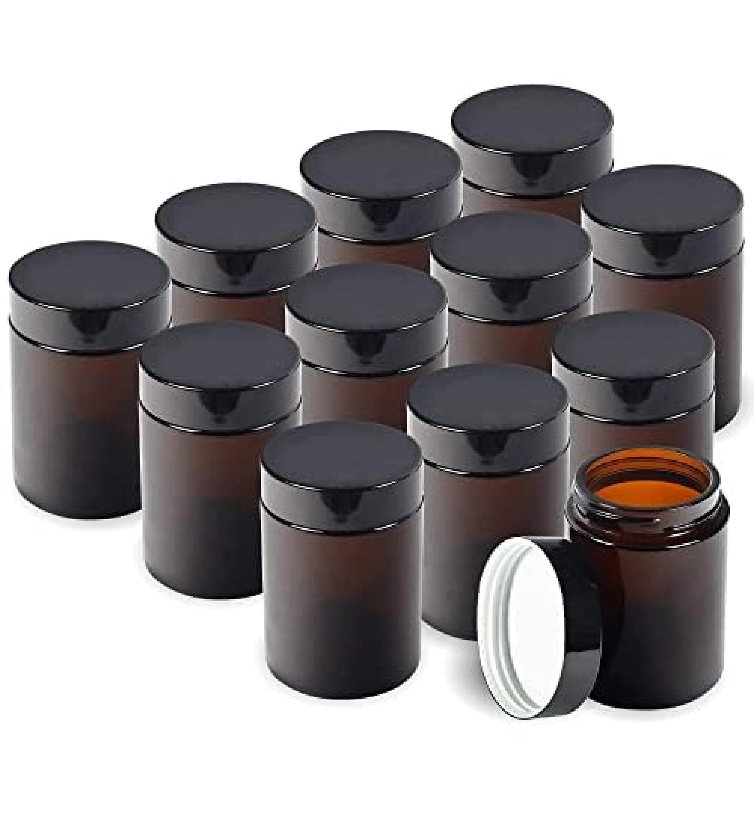 Volila 180ml Cream Cans - 12 Pack for DIY Cosmetics - Ideal Containers for Creams Lotions & Essential Oils - Buy Online on SooperMarket.com