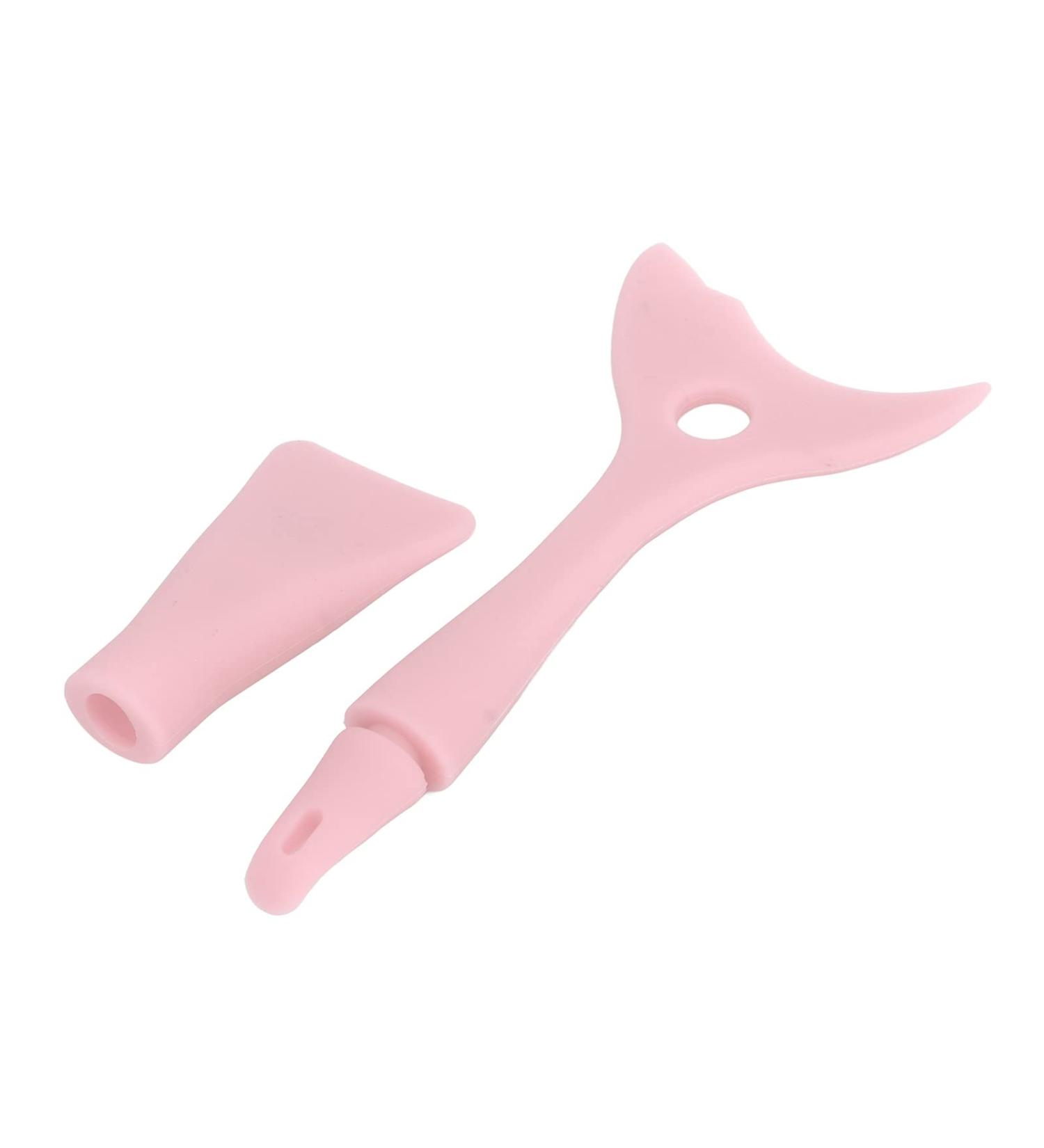 Multifunctional Silicone Winged Tip Reusable Eyeshadow Applicators Cat Shape Eye Liner Guide Template Lazy Quick Makeup Tool Suitable for Beginners and Experts Detachable Pink - Buy Online on SooperMarket.com