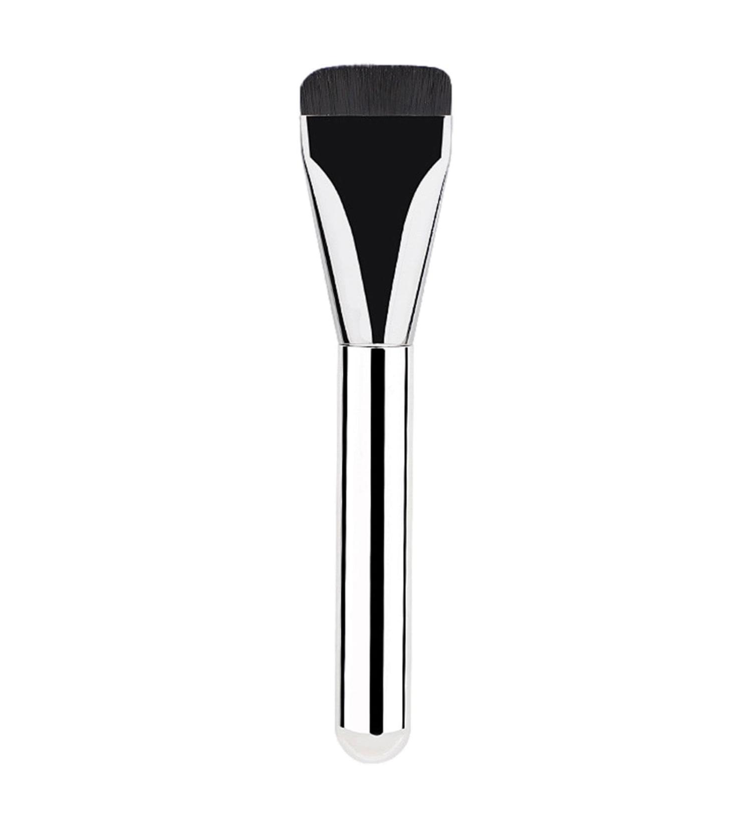 Makeup Foundation Brush | Professional Foundation Brush | Soft Bristle Makeup Brush Flat Top Brush for Liquid Makeup for Application for Liquid Powder and Cream Products Aluminum tube rubber handle - Buy Online on SooperMarket.com