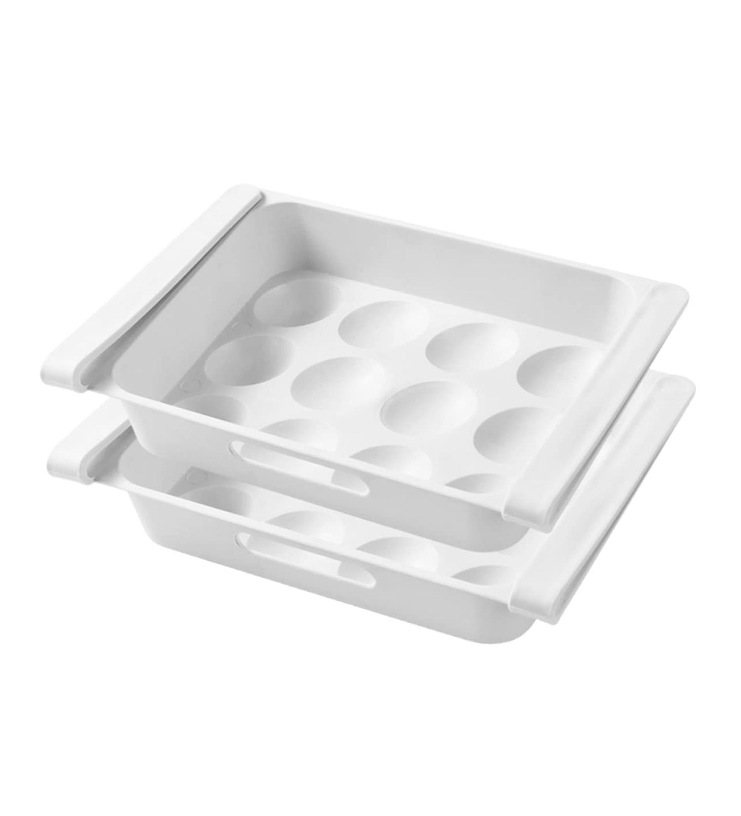 KOMBIUDA 2pcs box White for Type Refrigerator Home Storage Household Container Fruit Multi-purpose Drawer - Buy Online on SooperMarket.com