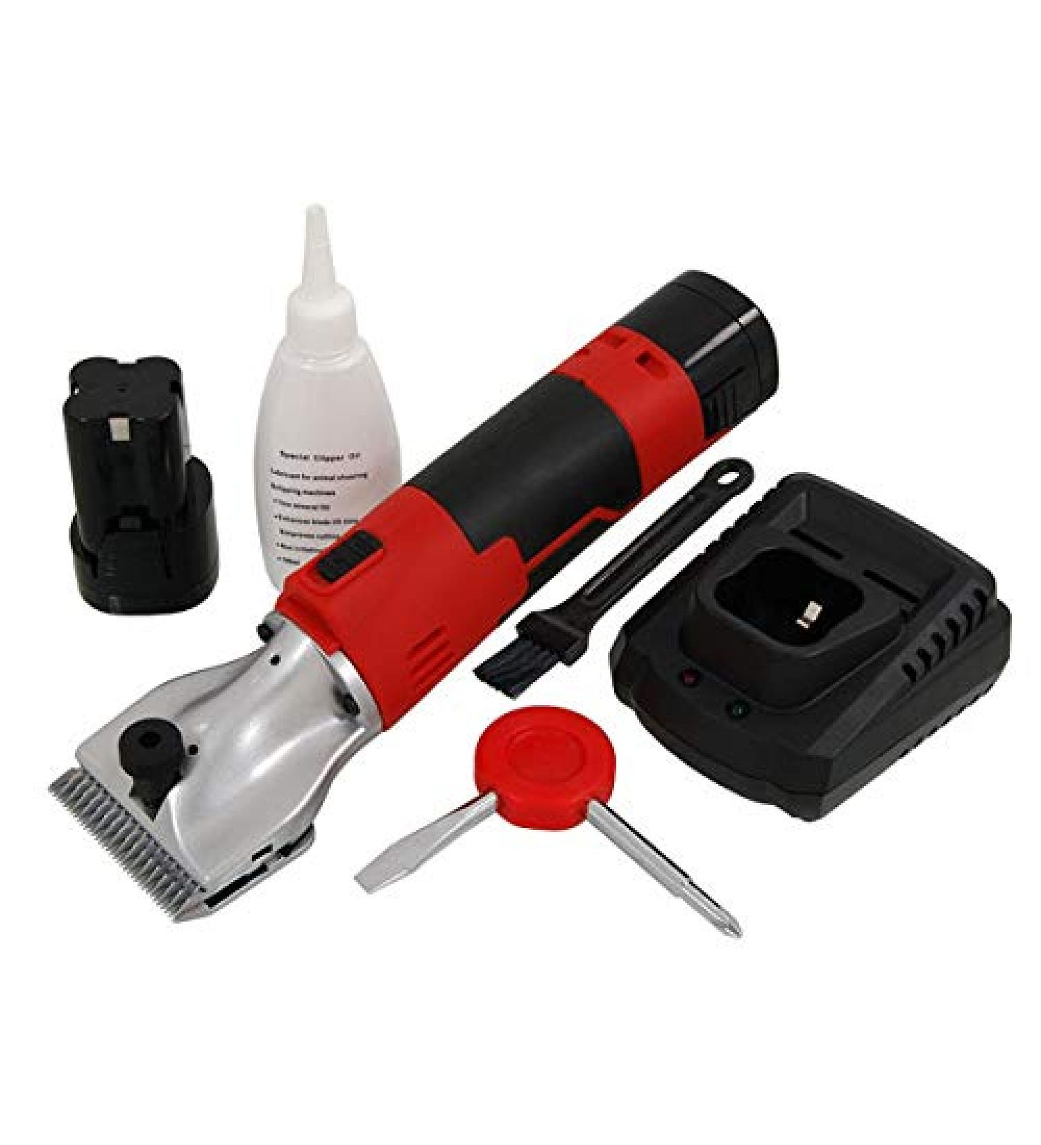 Neilsen 10.8v Li-ion Cordless Clipper CT3656 - Used on horses cattle and sheep - Includes 2 Batteries