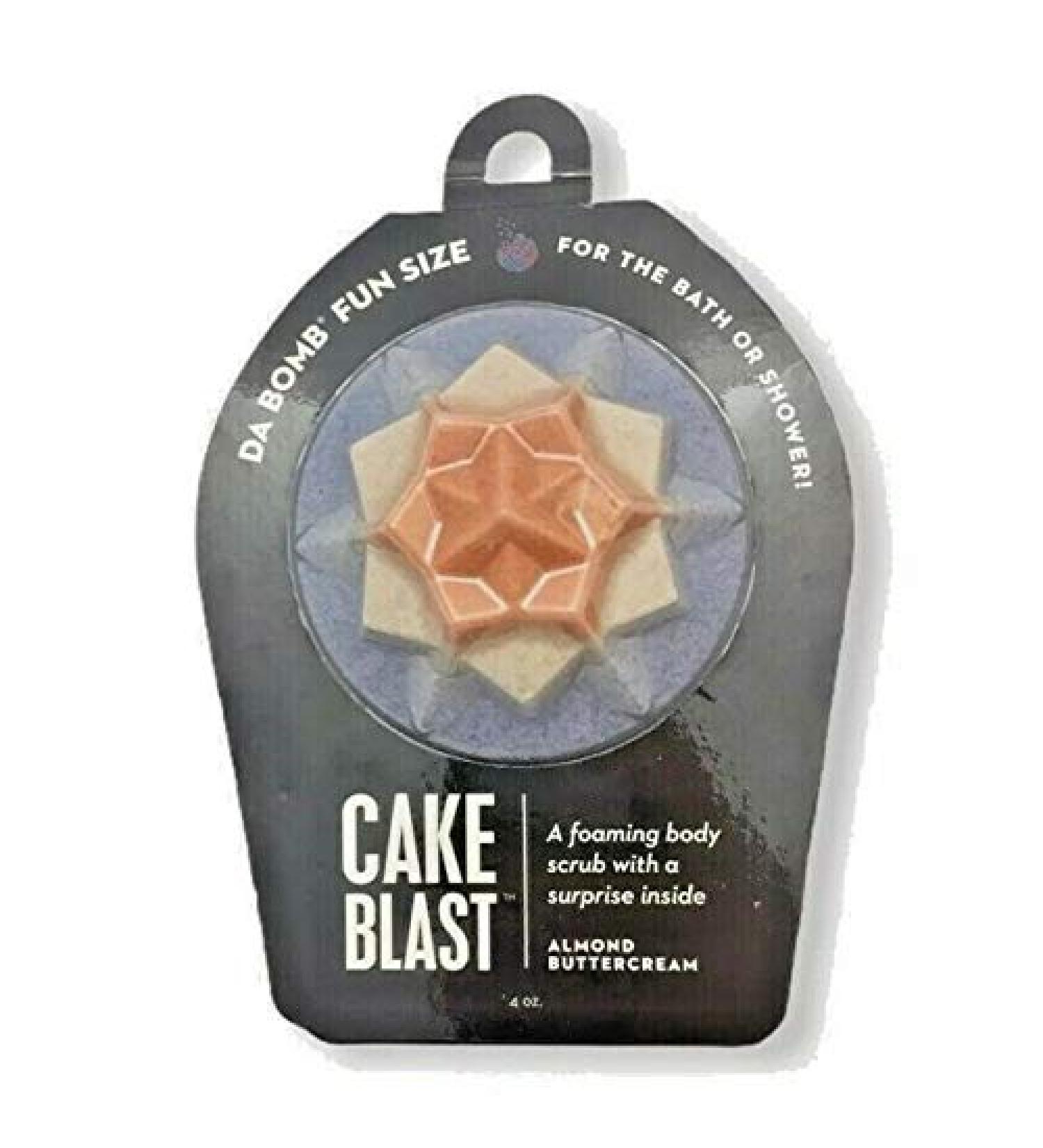 Da Bomb Cake Blast Foaming Body Scrub With Surprise Inside Almond Buttercream