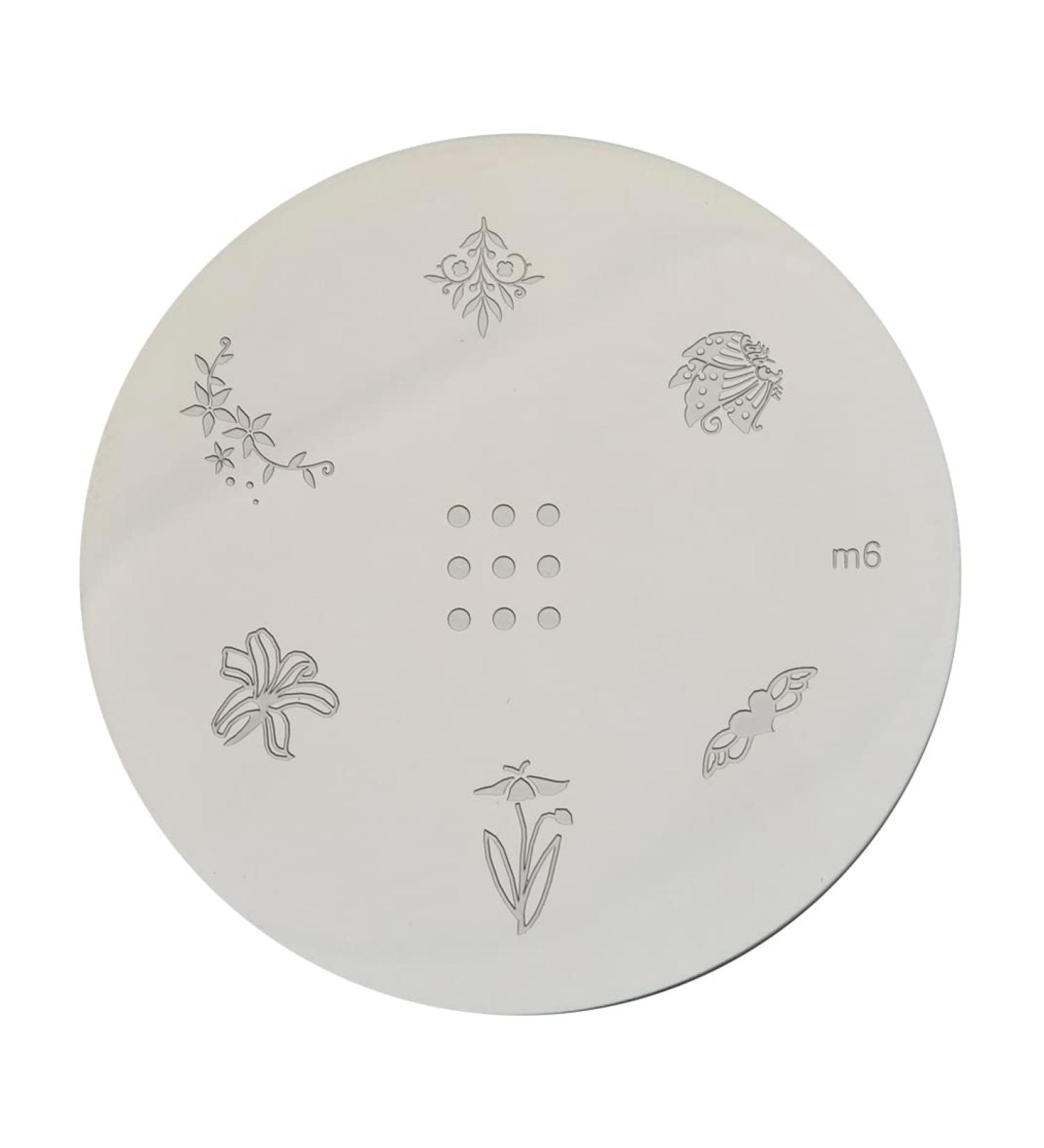 Konad stencil stamping stamping stencil M06